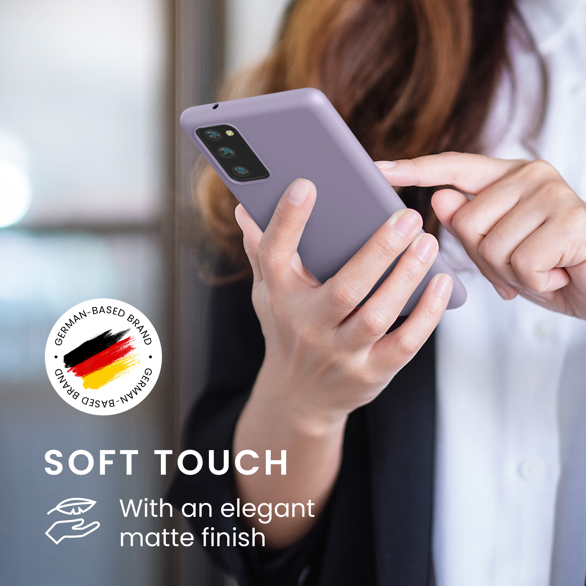 Kryt na mobil Samsung Galaxy S20 FE kwmobile TPU levandulový