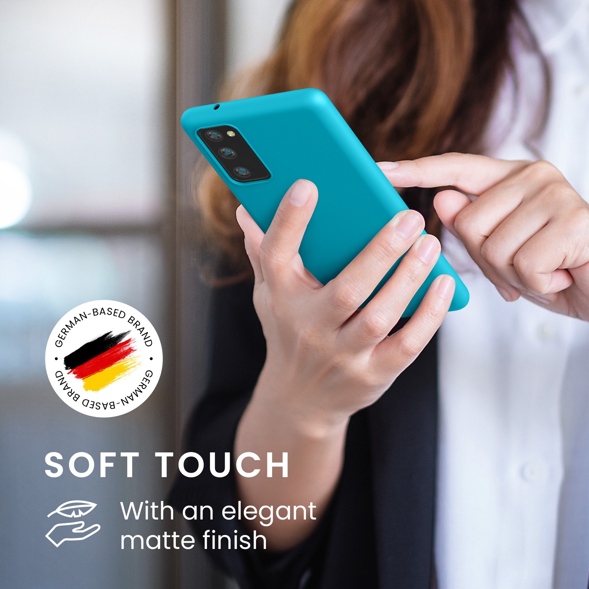 Kryt na mobil Samsung Galaxy S20 FE kwmobile TPU Cool Glacier