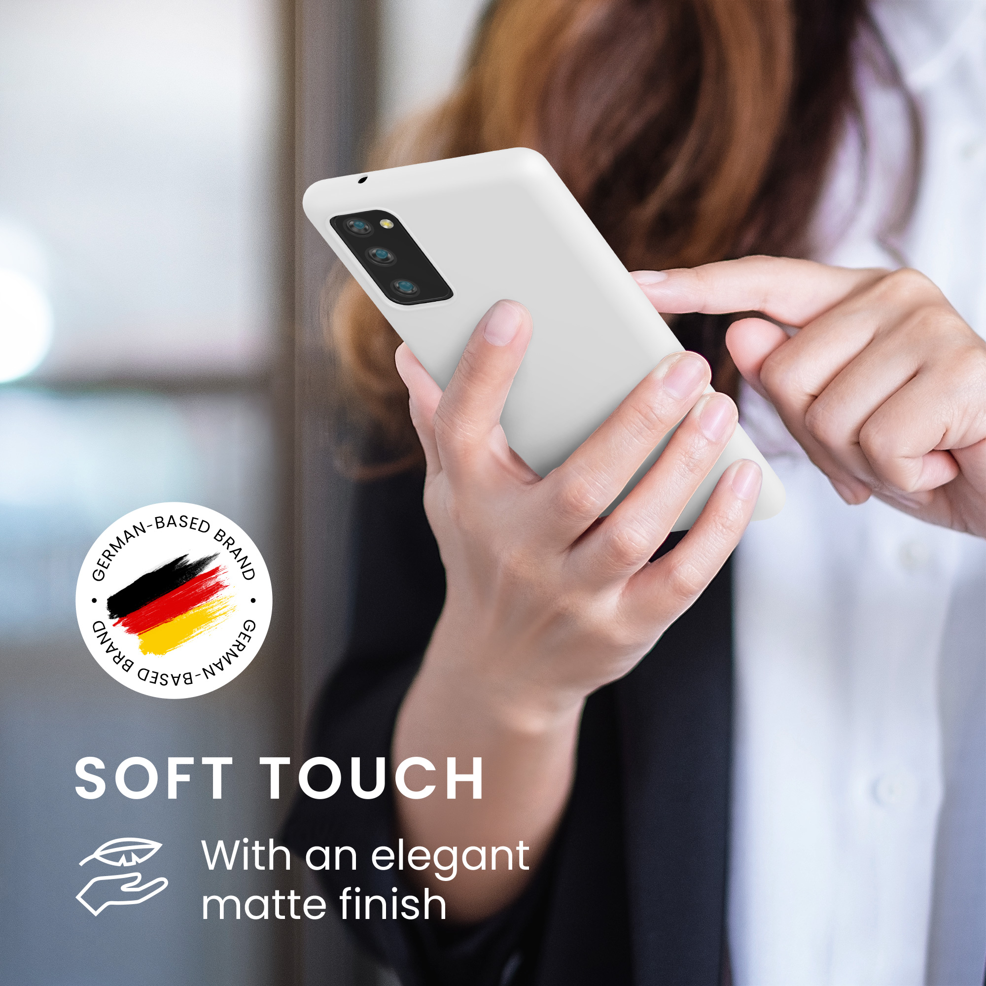 Kryt na mobil Samsung Galaxy S20 FE kwmobile TPU matně bílý