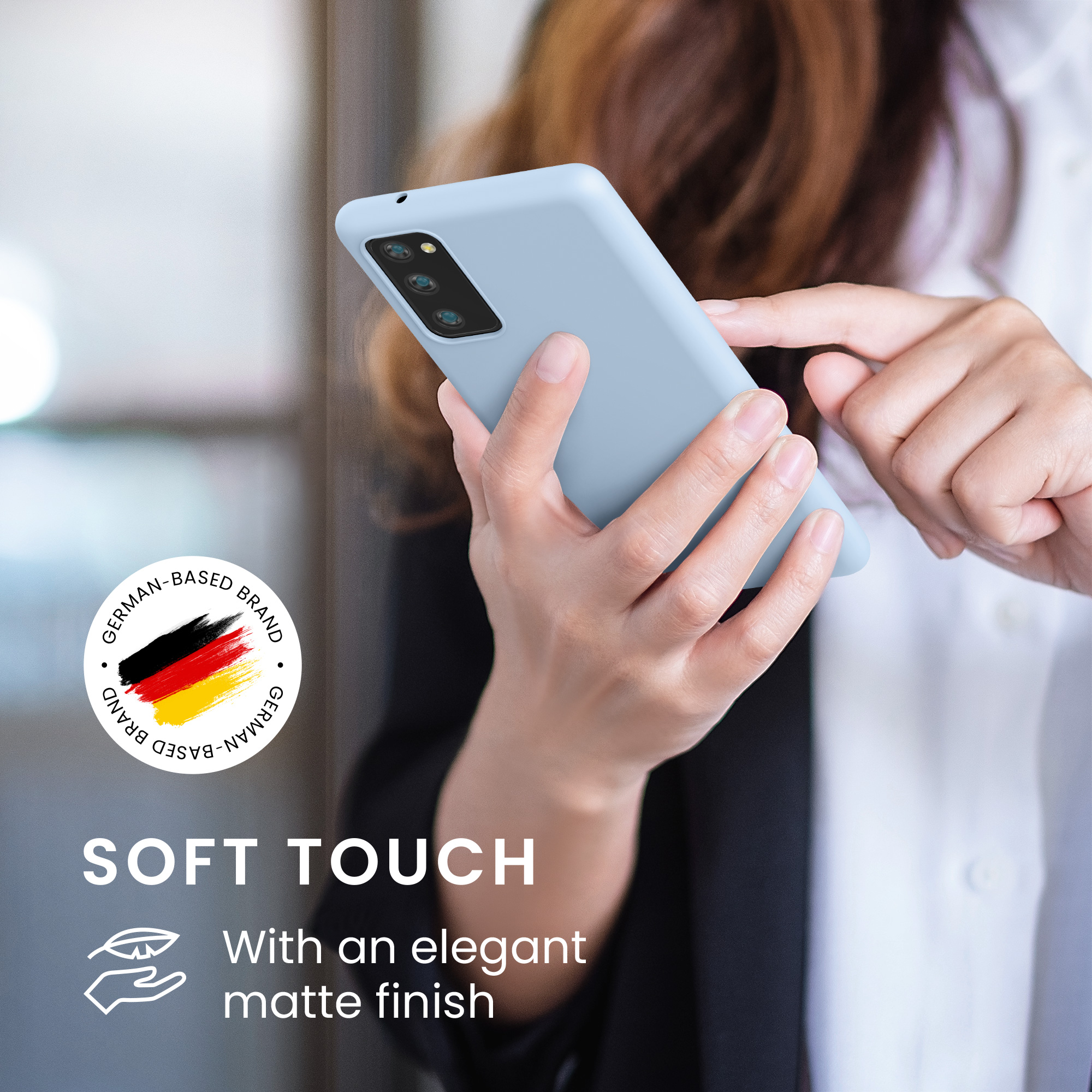 Kryt na mobil Samsung Galaxy S20 FE kwmobile TPU světle modrý
