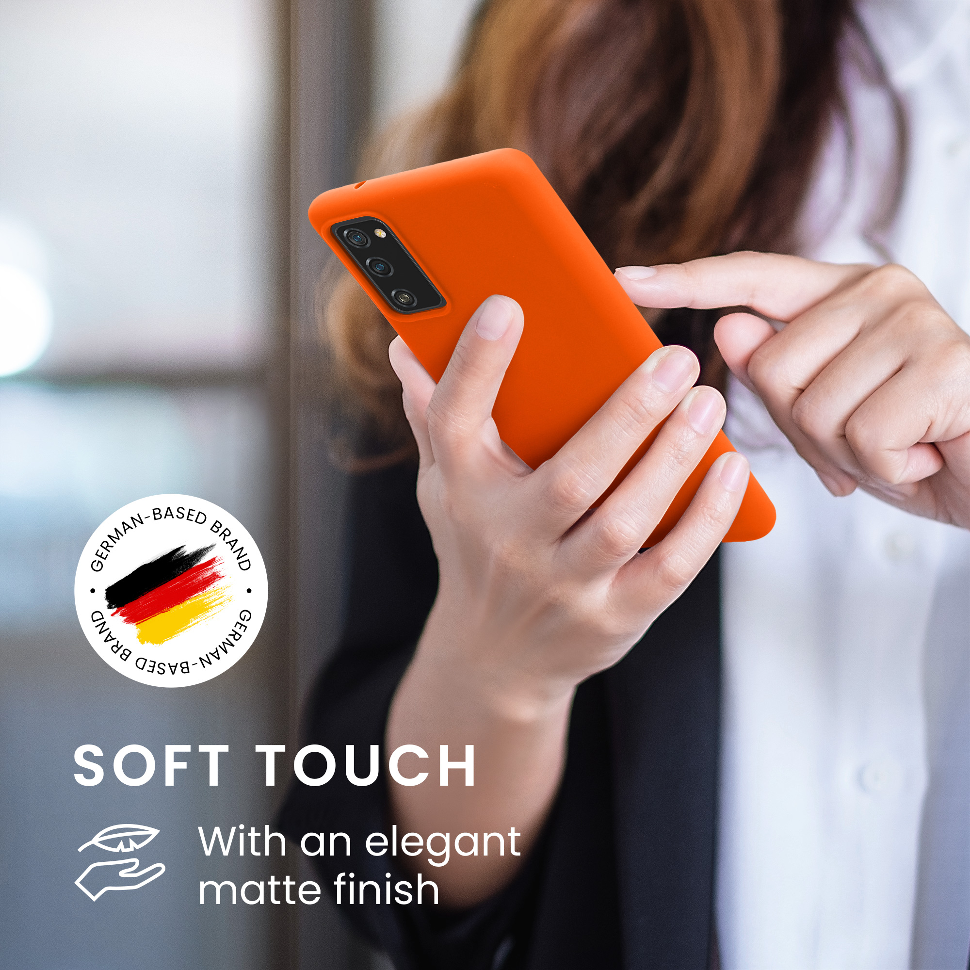 Kryt na mobil Samsung Galaxy S20 FE kwmobile TPU Neon Orange