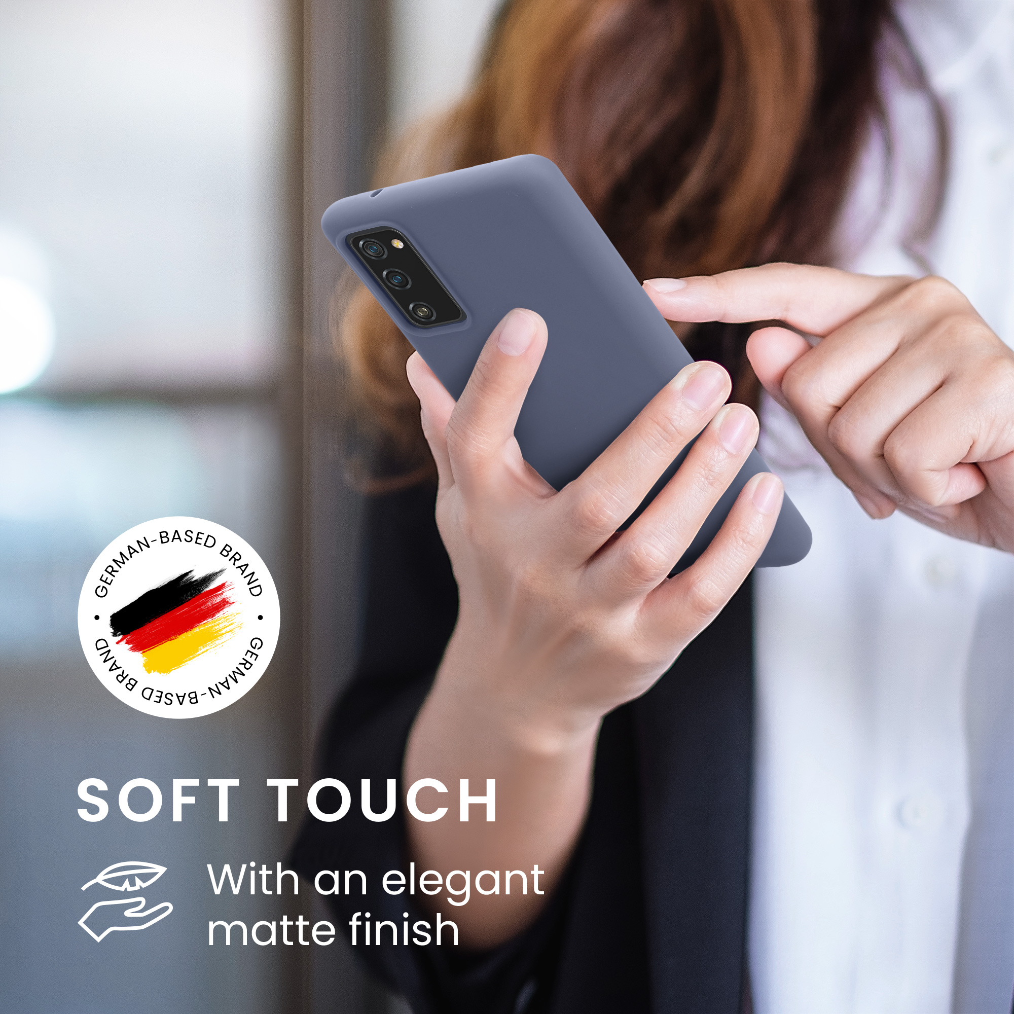 Kryt na mobil Samsung Galaxy S20 FE kwmobile TPU matně levandulově šedý