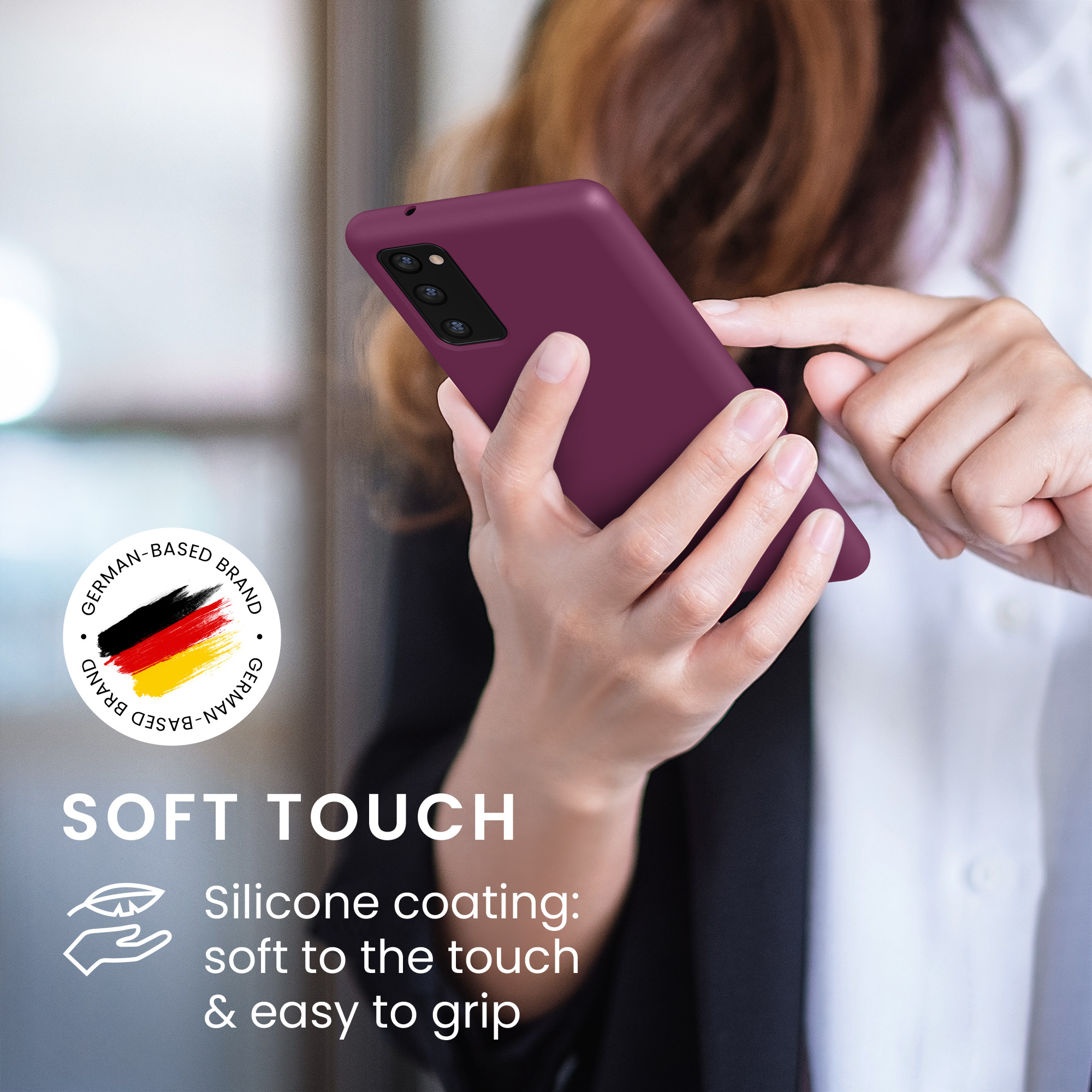 Kryt na mobil Samsung Galaxy S20 FE kwmobile TPU vínově fialový