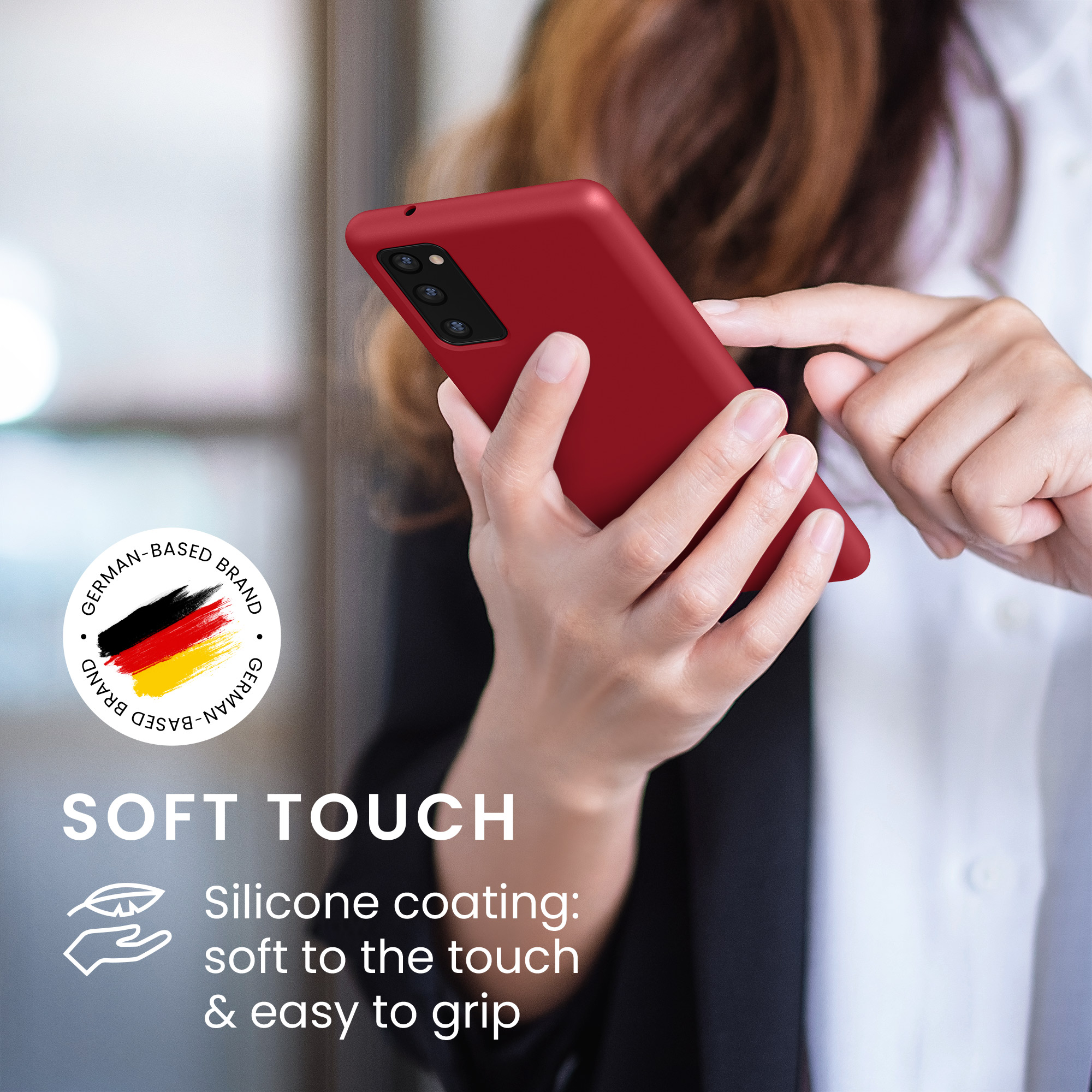 Kryt na mobil Samsung Galaxy S20 FE kwmobile TPU klasicky červený