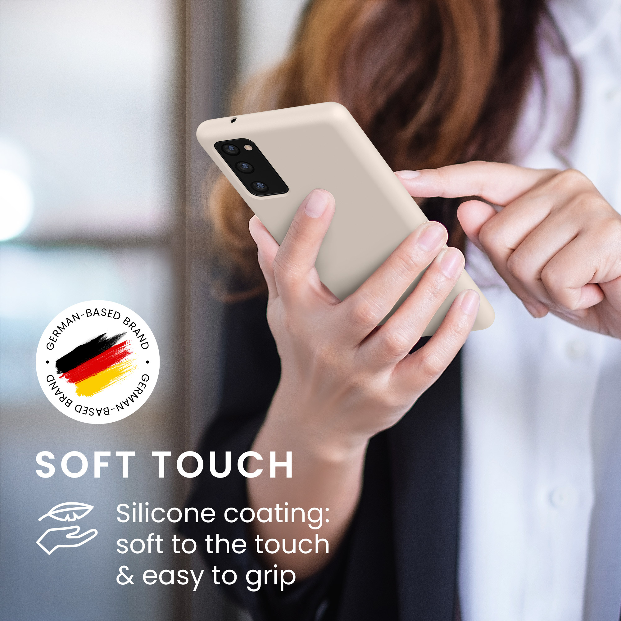 Kryt na mobil Samsung Galaxy S20 FE kwmobile TPU krémový