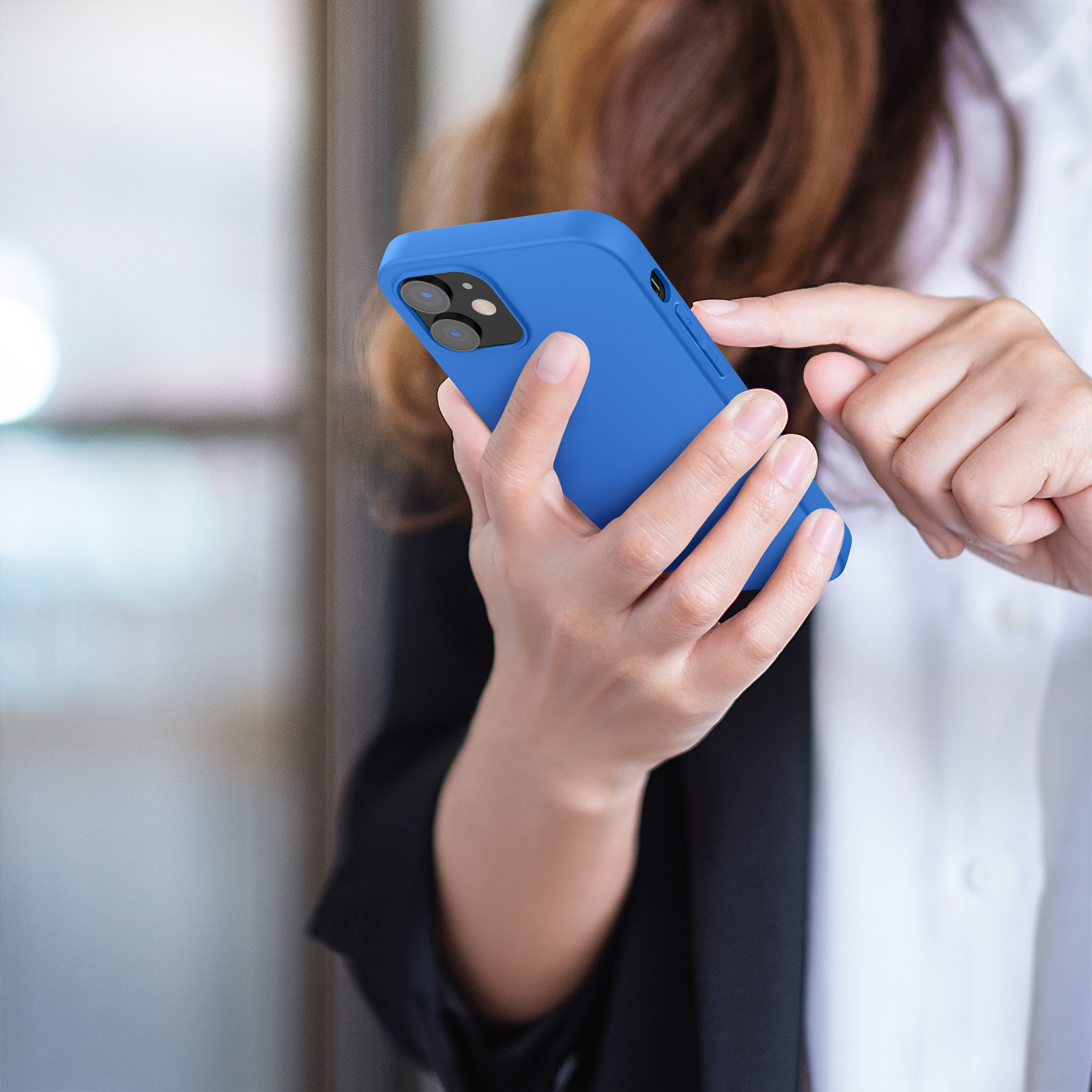 Silikonový kryt kwmobile pro iPhone 12 / iPhone 12 Pro - mořský vánek