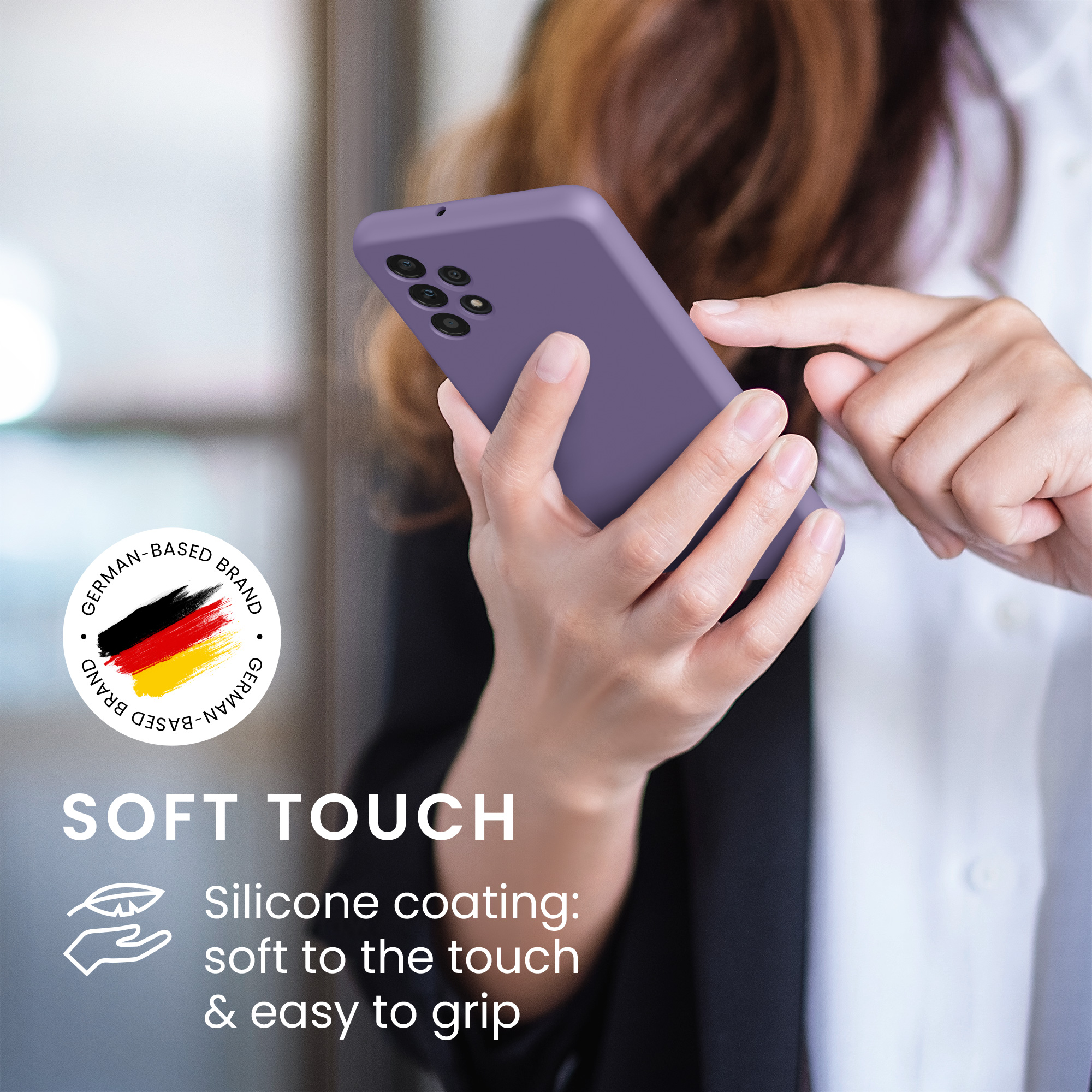 Kryt na mobil Samsung Galaxy A32 5G kwmobile TPU Fialová