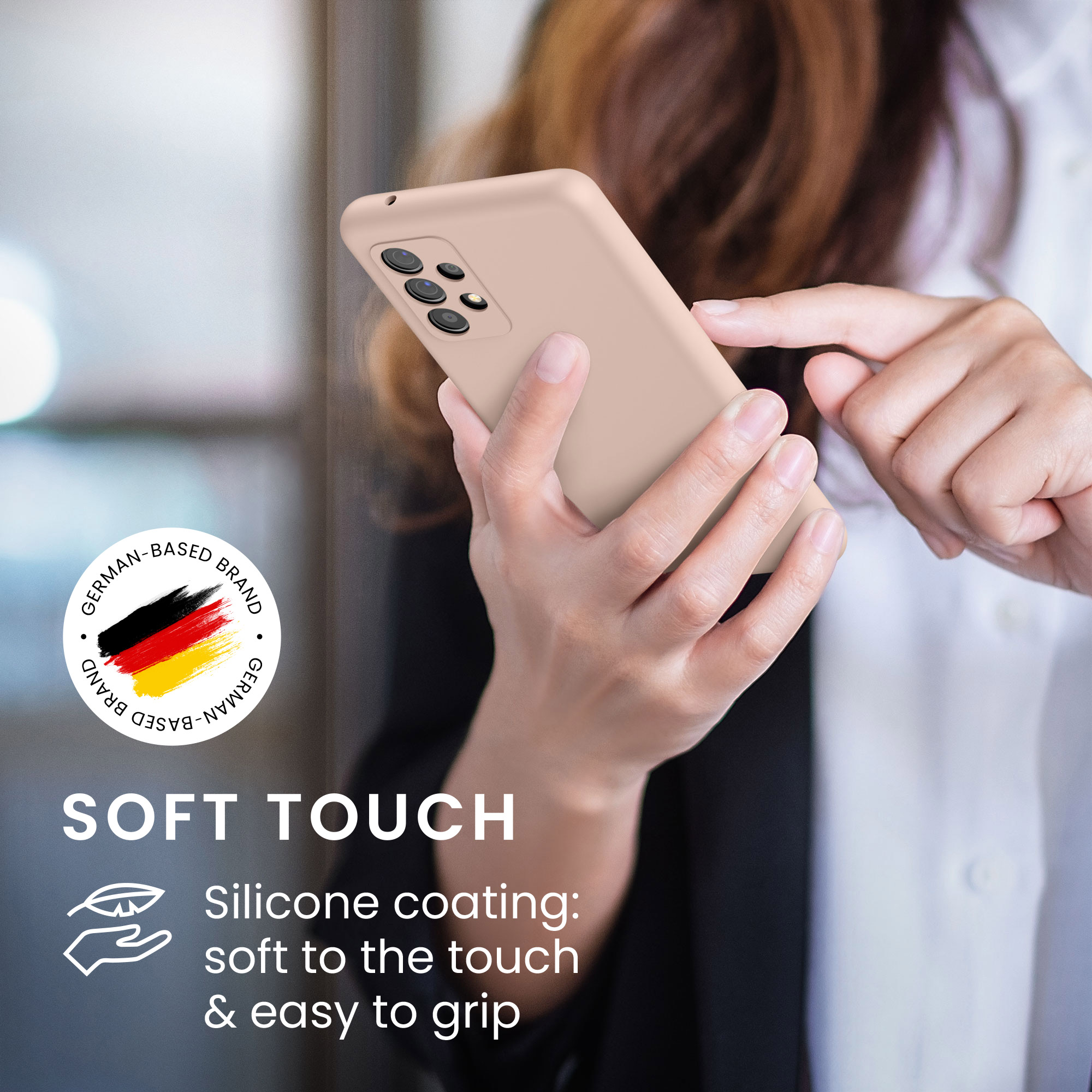Kryt na mobil Samsung Galaxy A52 / A52 5G / A52s 5G kwmobile TPU Kokosový vír