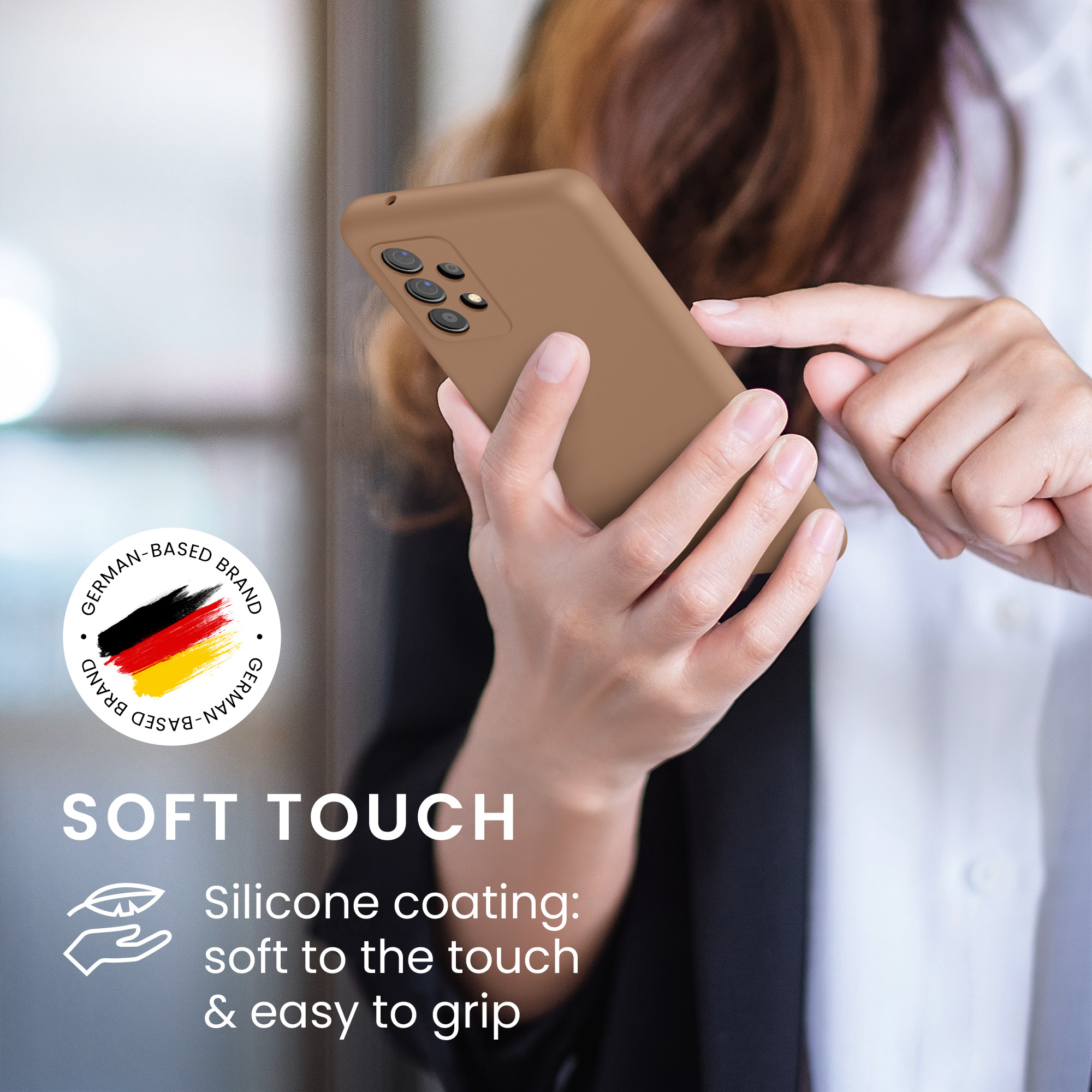 Kryt na mobil Samsung Galaxy A52 / A52 5G / A52s 5G kwmobile TPU Macchiato
