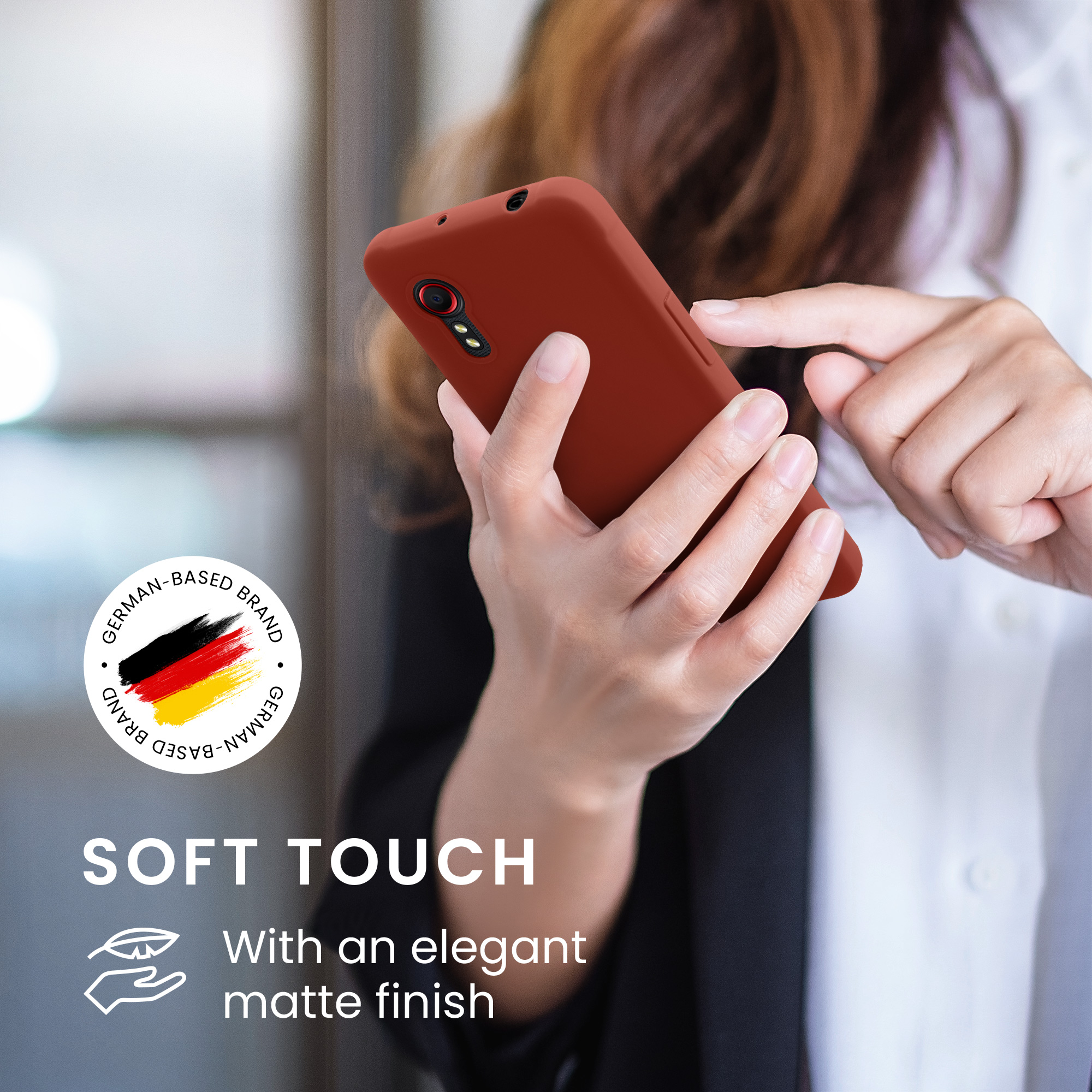 Kryt kwmobile pro Samsung Galaxy Xcover 5 - kořenově červená