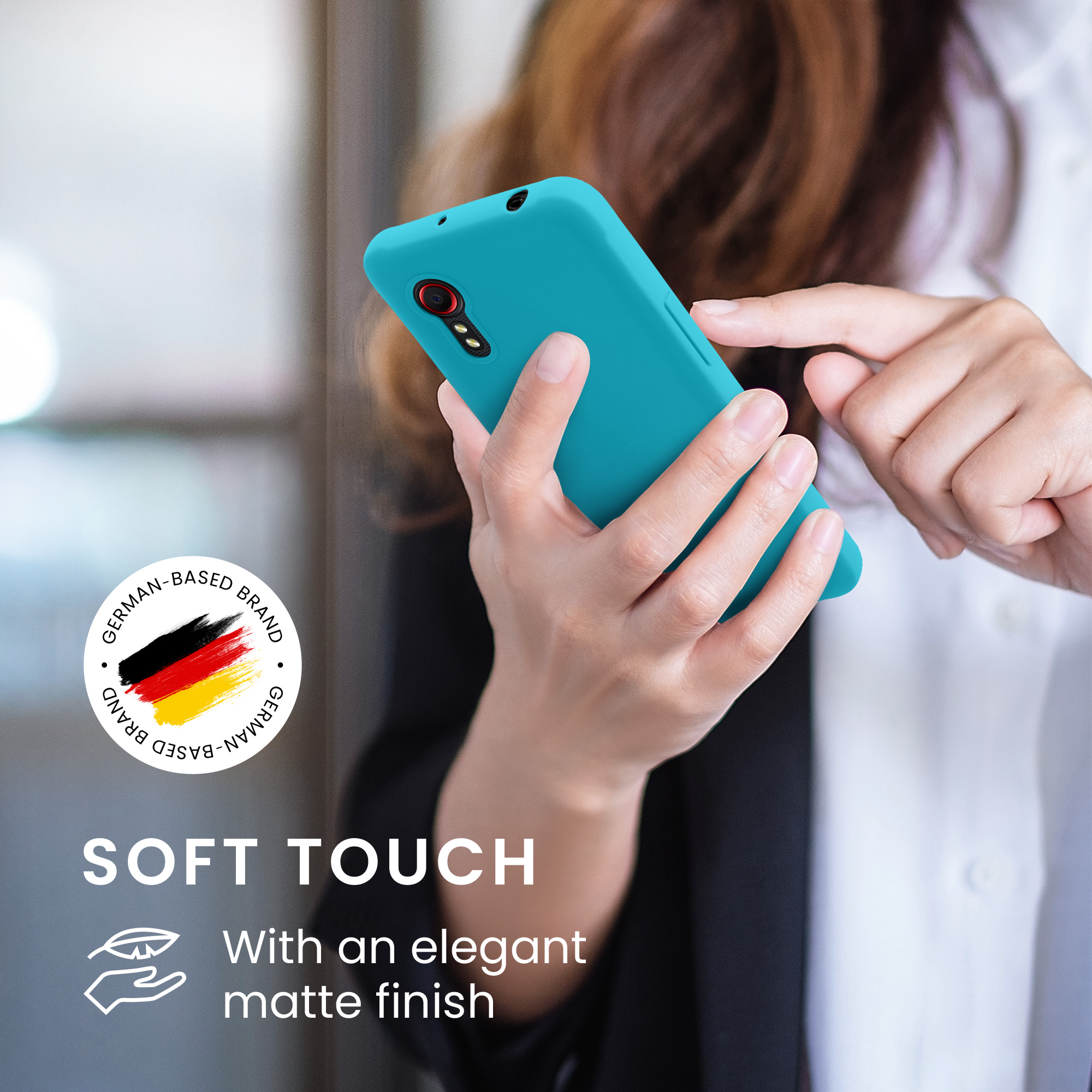 Kryt kwmobile pro Samsung Galaxy Xcover 5 - ledově modrá
