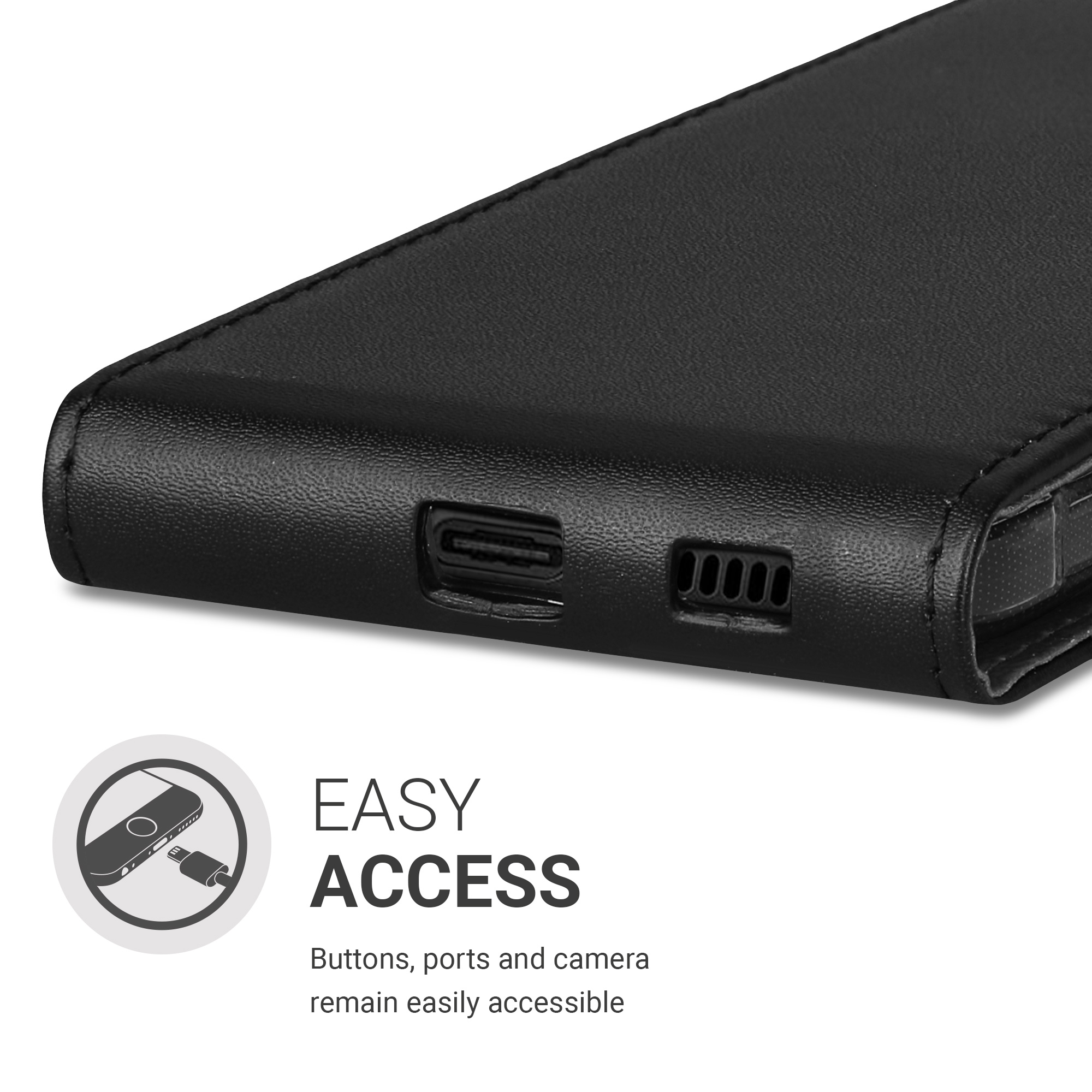 Flipové pouzdro kwmobile pro Samsung Galaxy Xcover 5 - černá