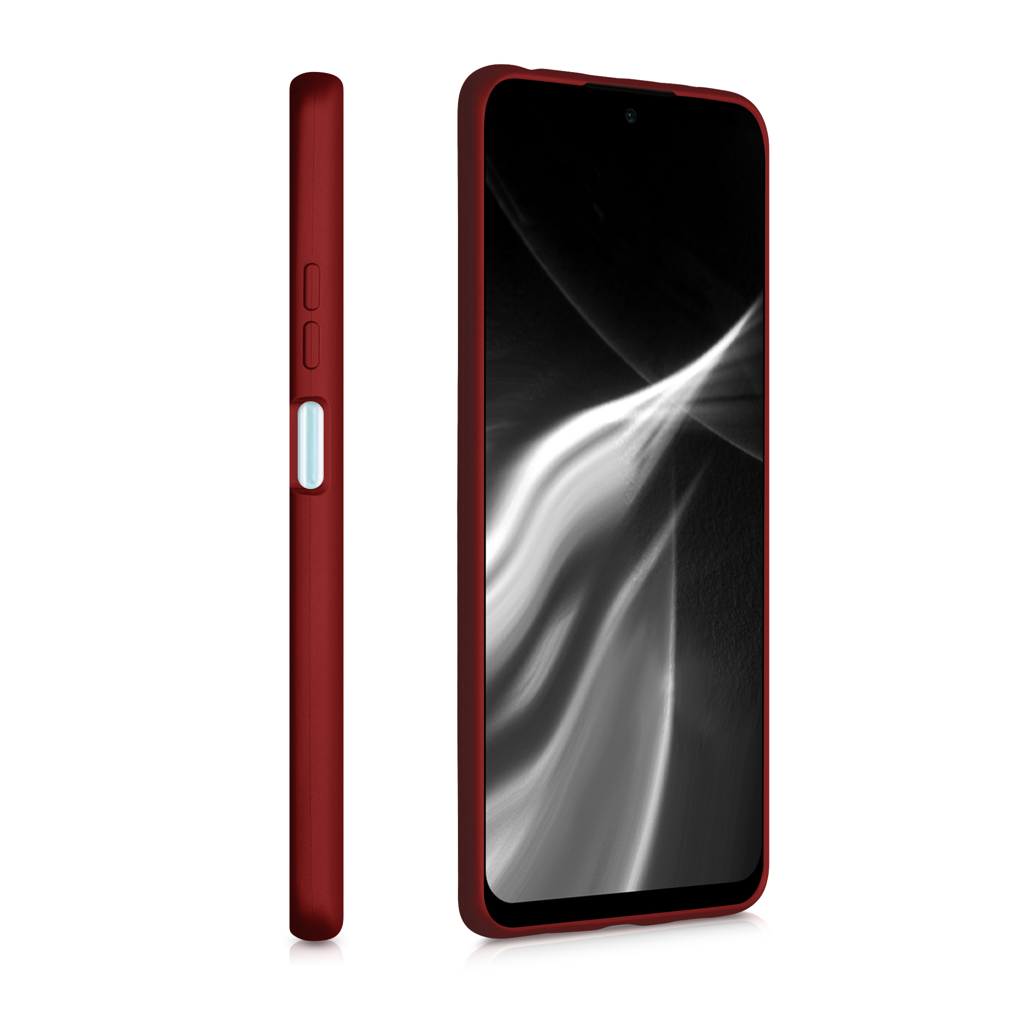 Kryt Xiaomi Redmi Note 10 Pro metalický TPU červená kwmobile