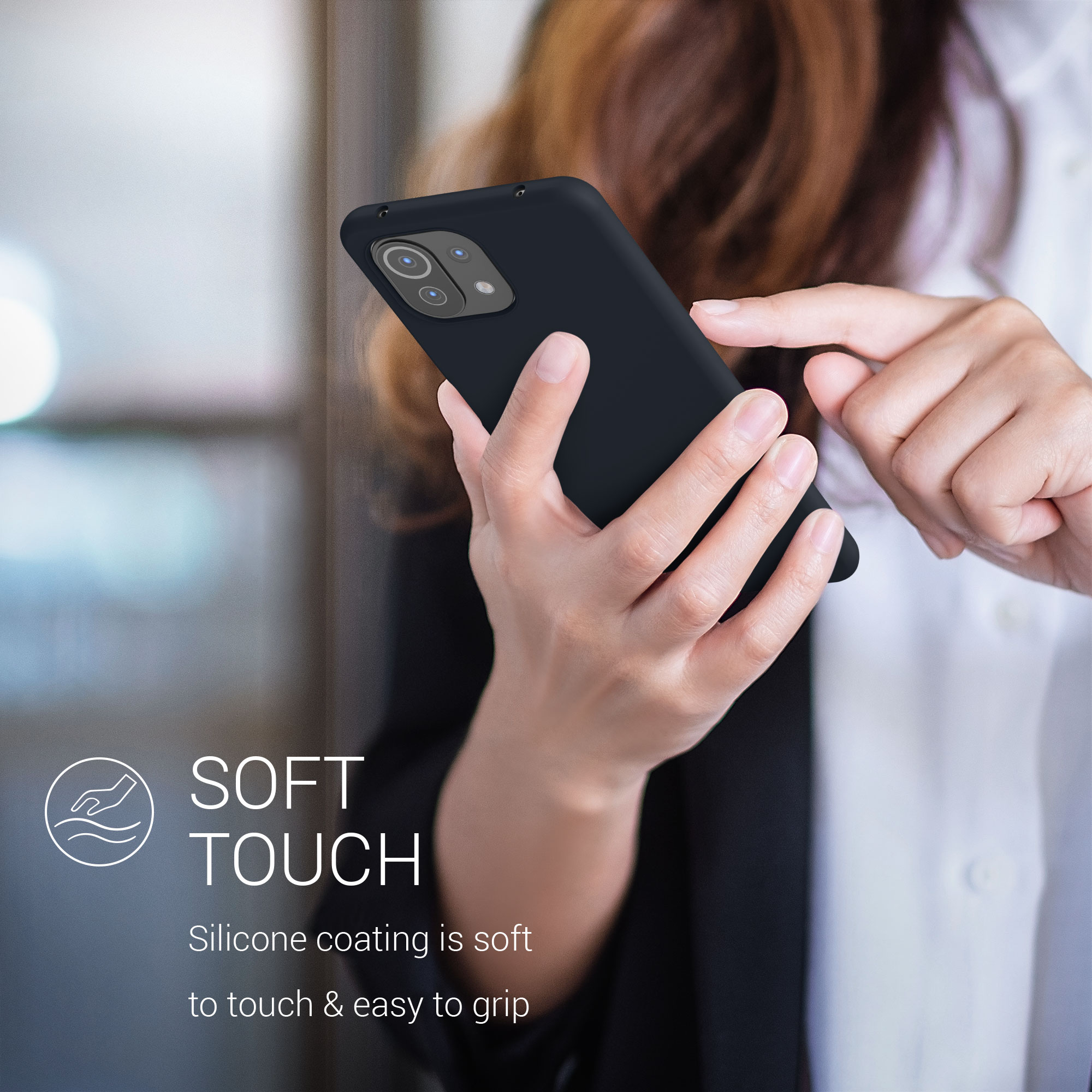 Kryt na mobil Xiaomi 11 Lite NE kwmobile TPU borůvková