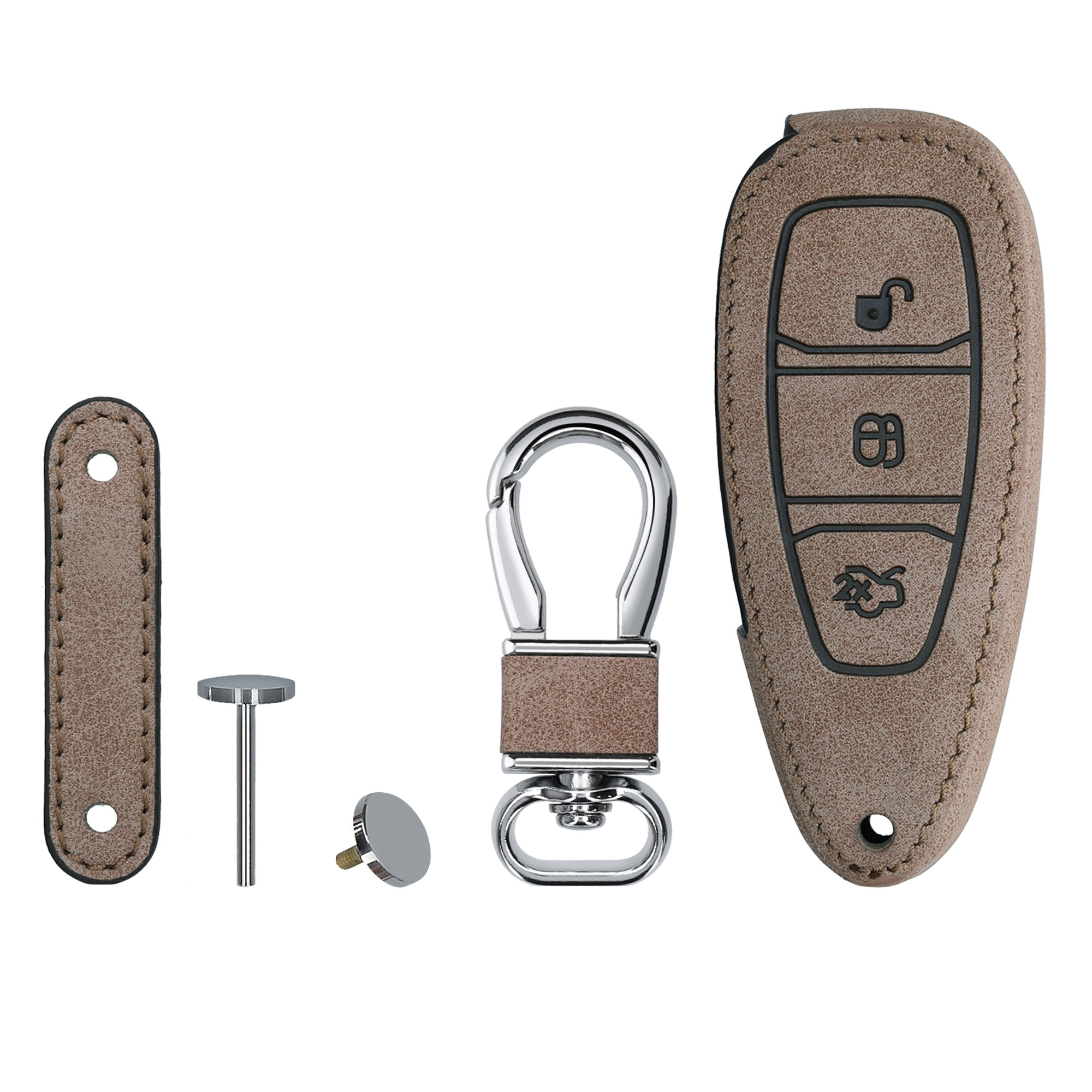 Kryt klíče Ford 3 tlačítka Keyless Go kwmobile navigational compa