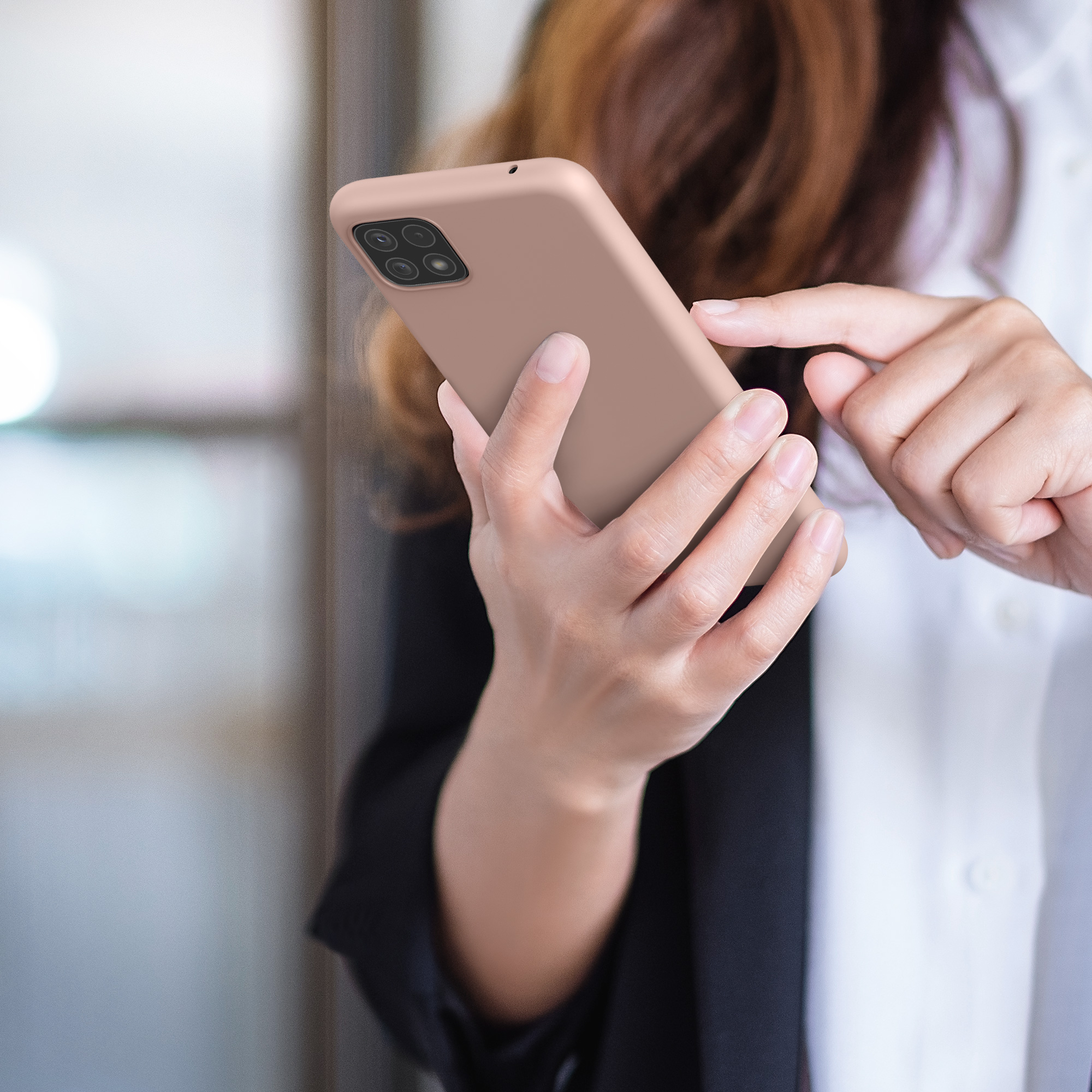 Kryt na mobil Samsung Galaxy A22 5G kwmobile TPU Kokosový vír
