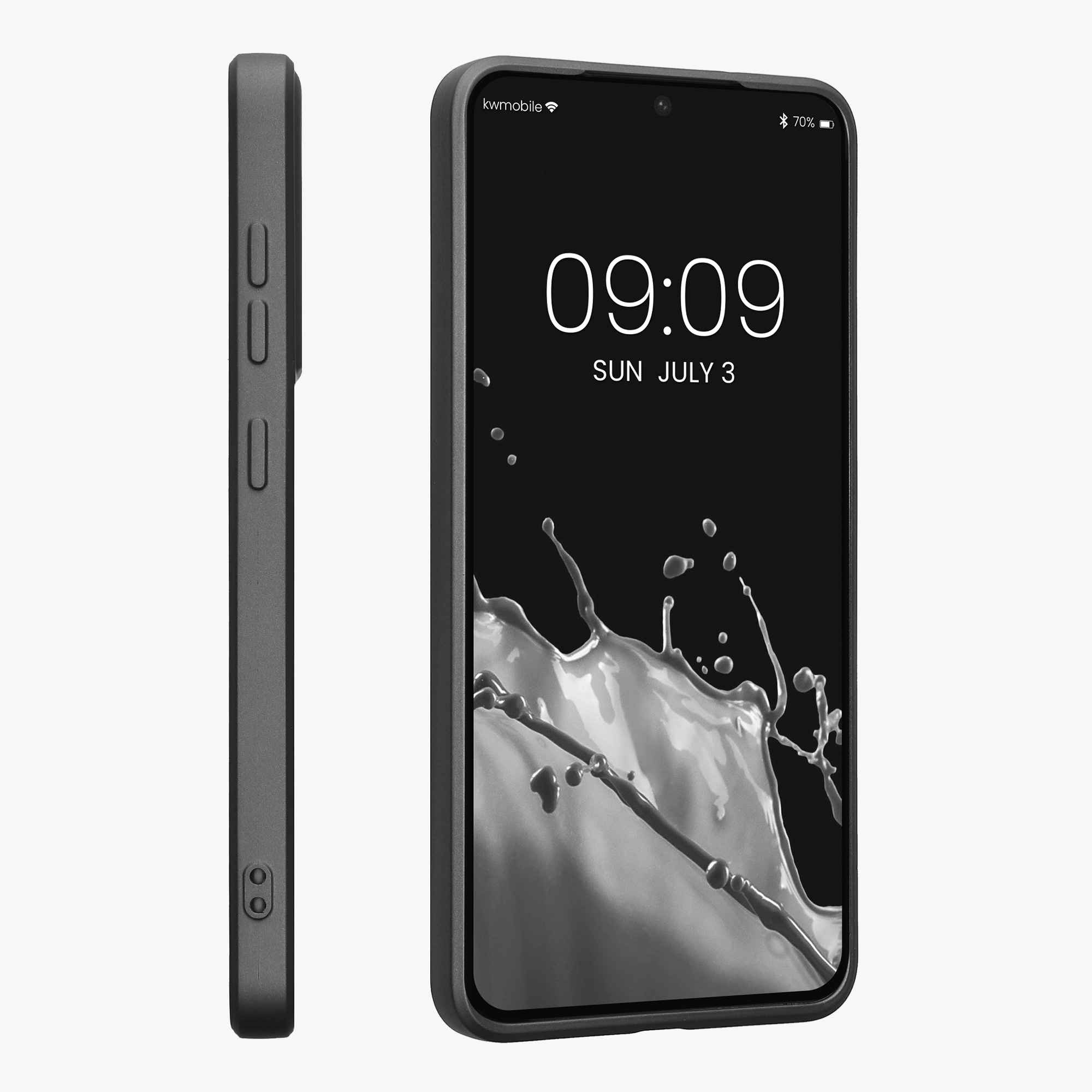Kryt na mobil Galaxy S21 Fan Edition kwmobile metalická šedá