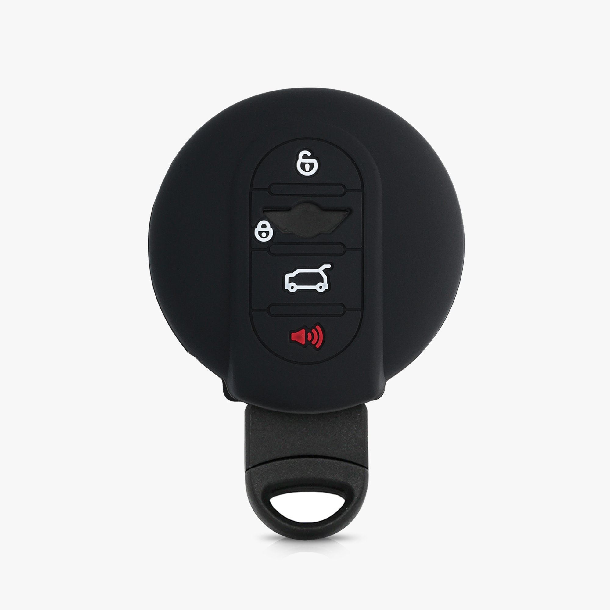 Pouzdro na autoklíč kwmobile pro Mini 3 Button - Červená / modrá / černá
