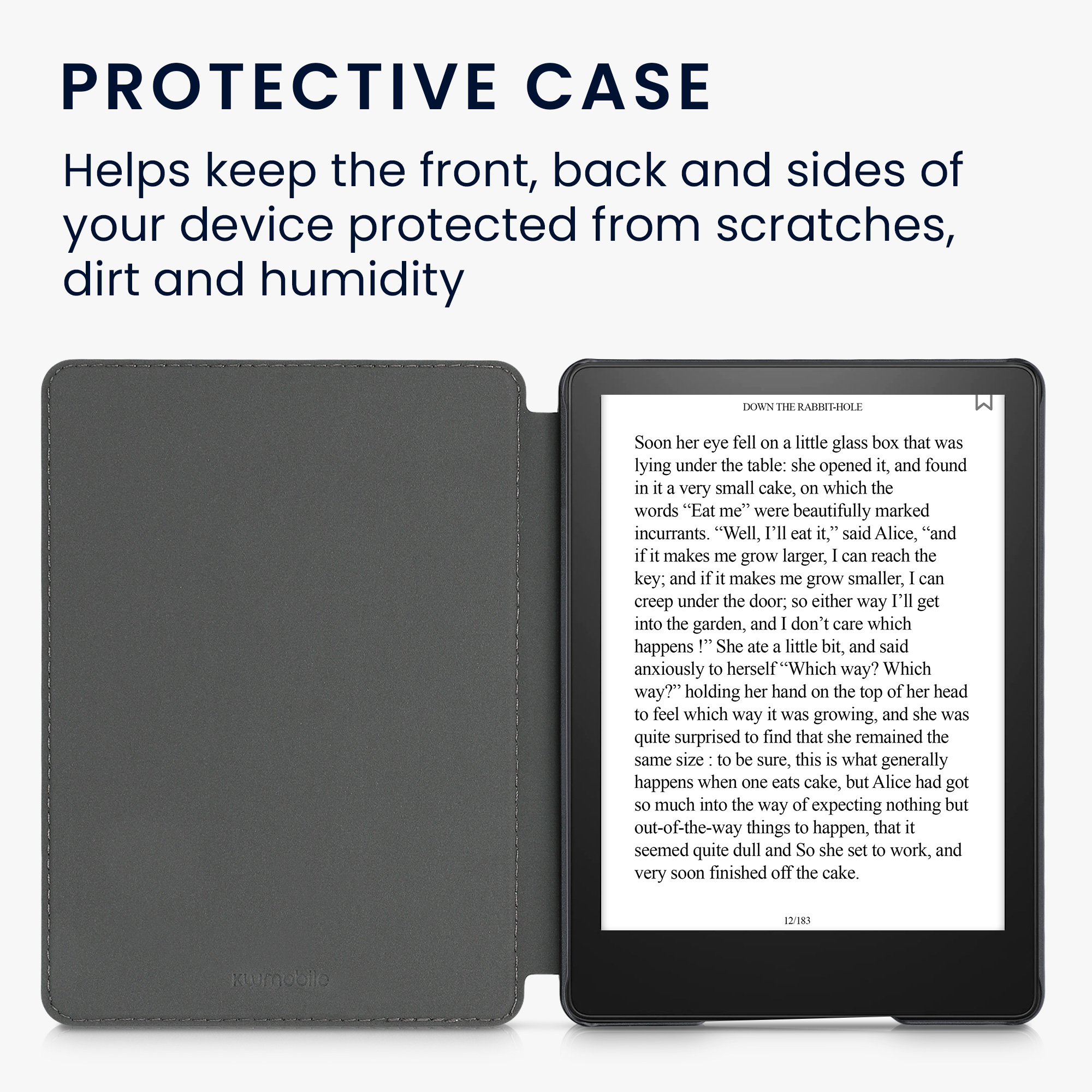 Pouzdro na čtečku kwmobile Amazon Kindle Paperwhite 11 Generation 2021 Case - Travel černá / multicolor