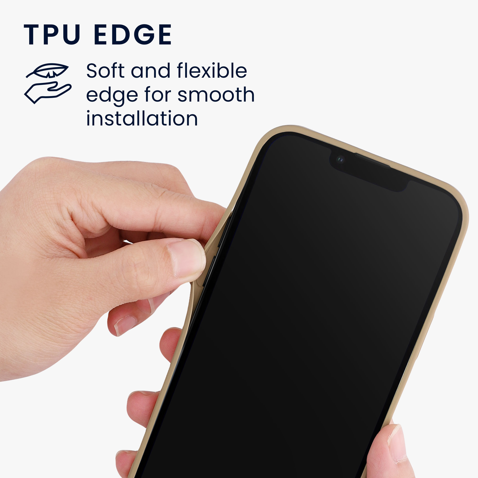 Kryt kwmobile korek iPhone 13 světle hnědá
