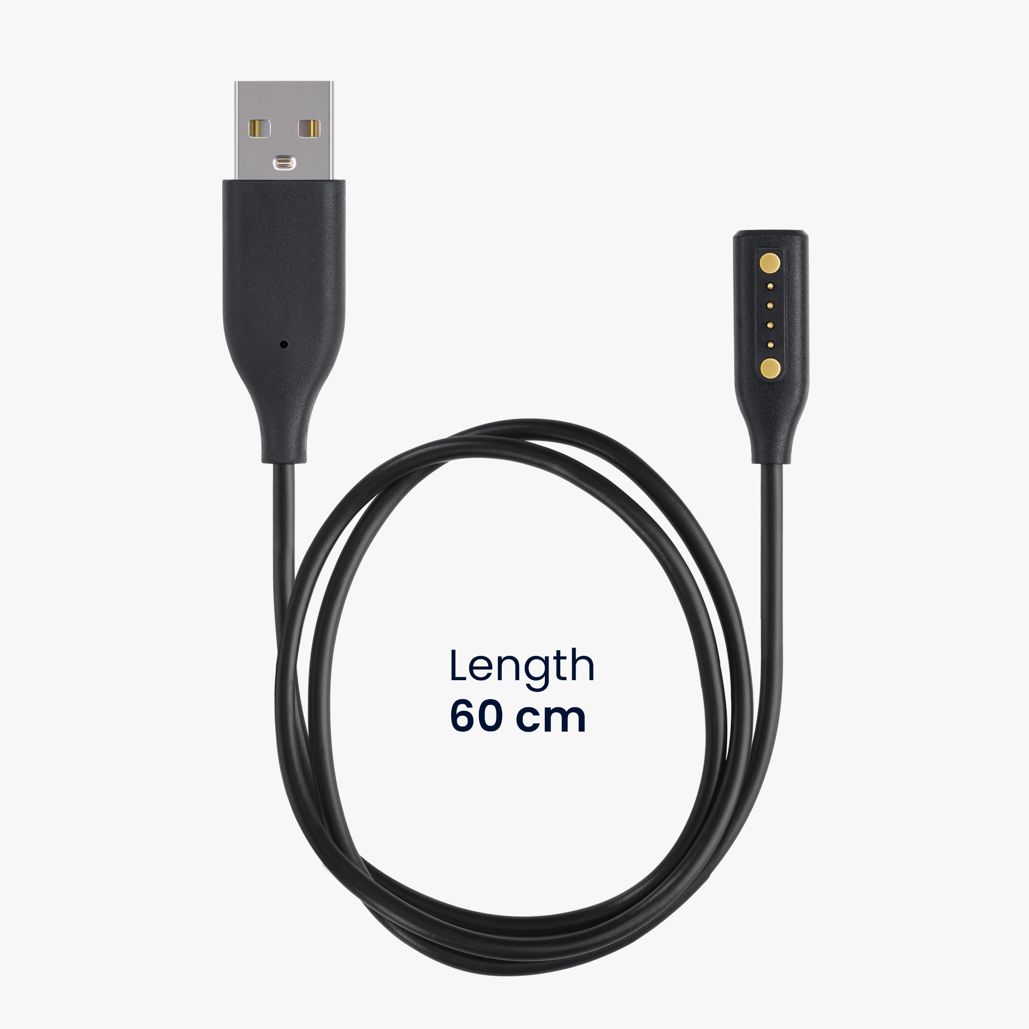 USB nabíjecí kabel Bose Frames Rondo / Soprano / Soprano Style / Alto / Tenor kwmobile 60 cm černý