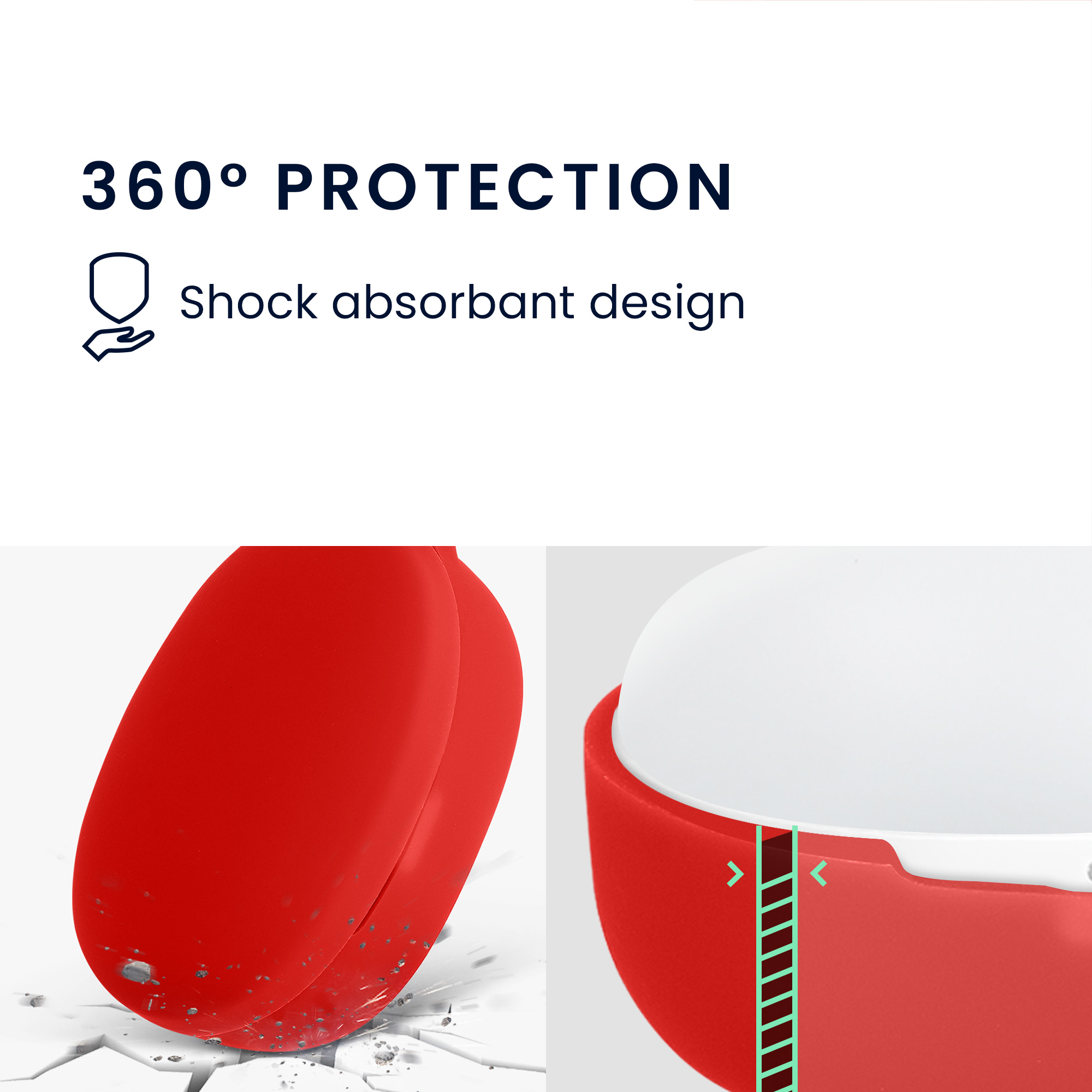 Pouzdro kwmobile pro Anker Soundcore Life P2 mini Case, červená