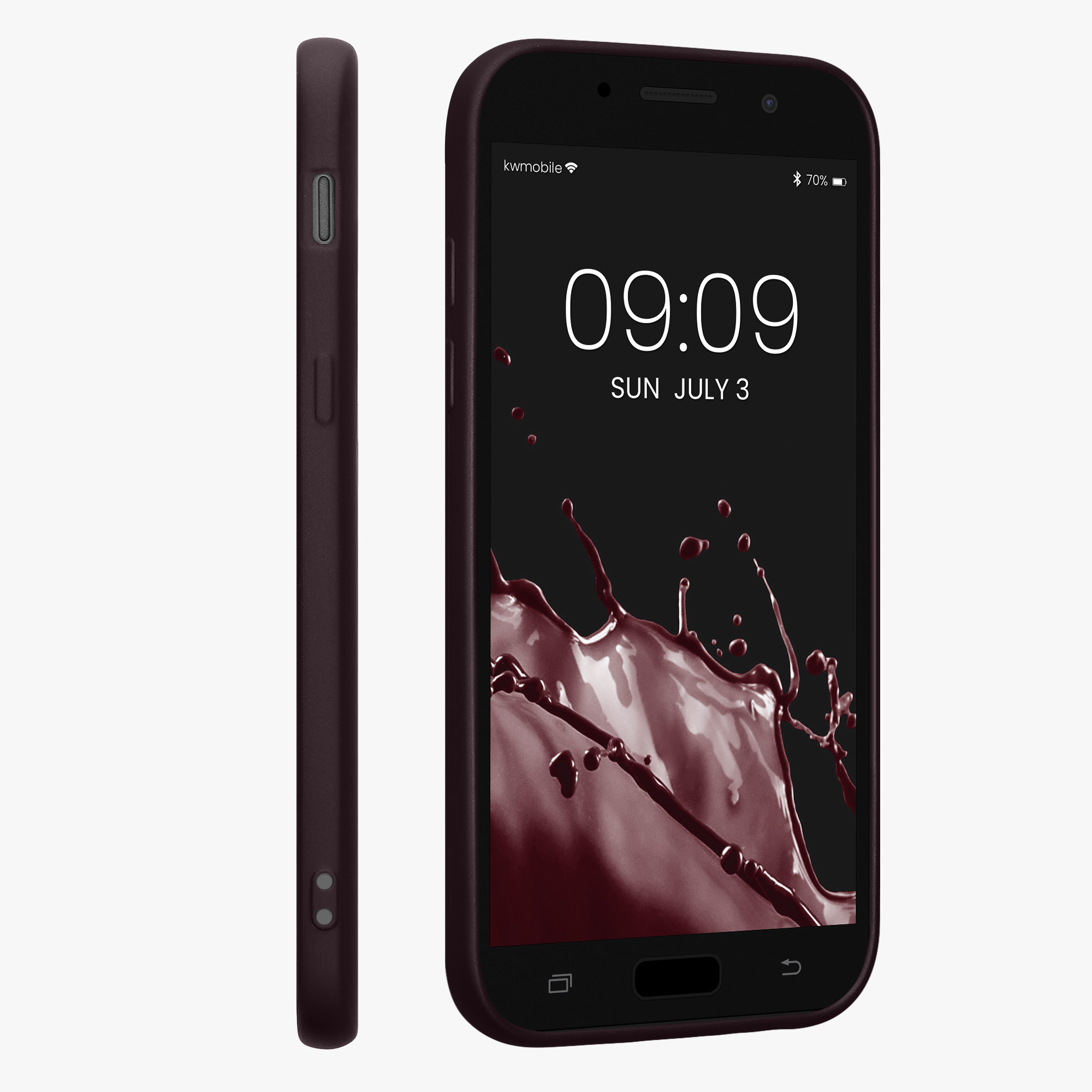 Kryt na mobil Samsung Galaxy A5 (2017) kwmobile TPU metalický Metalická ostružinová