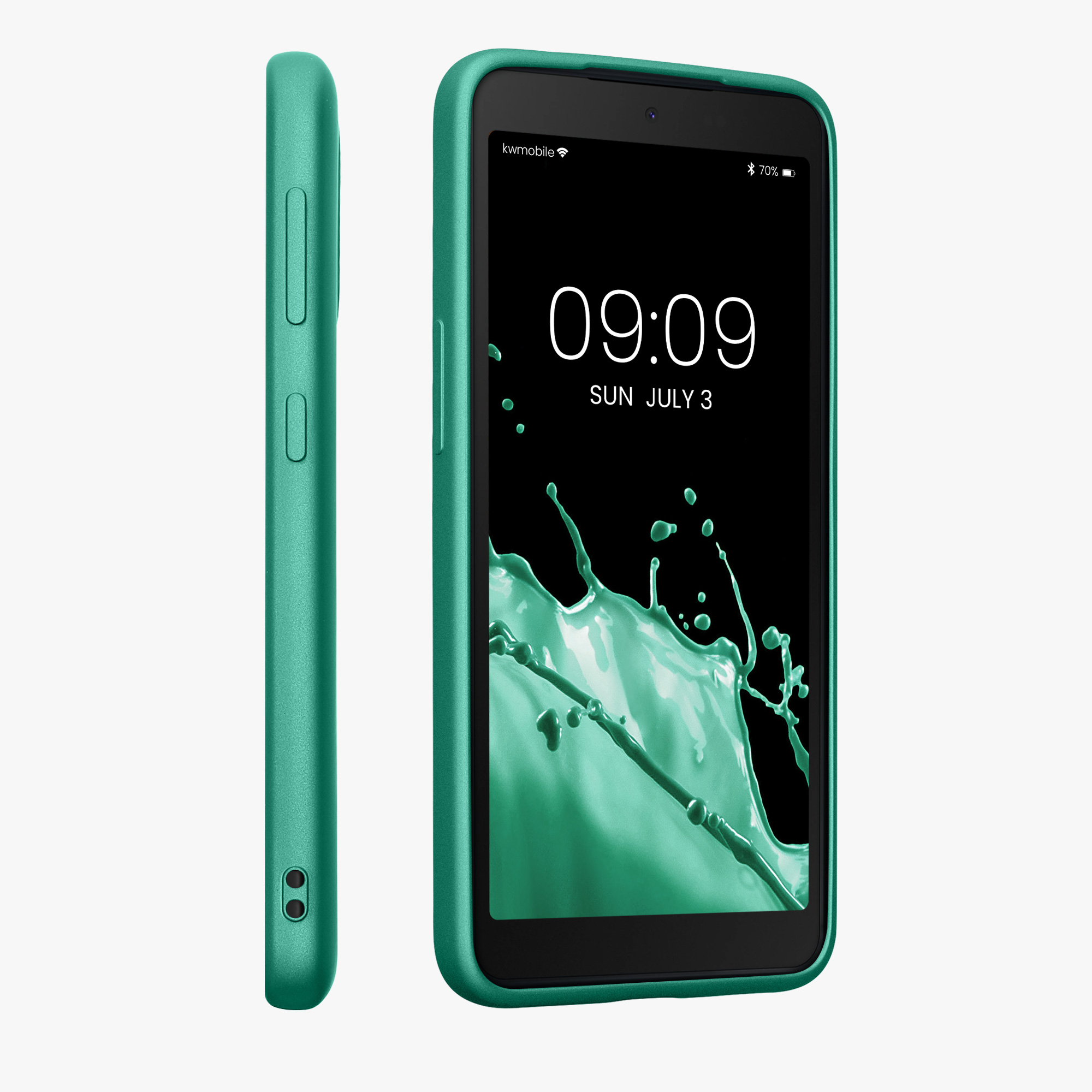 Kryt kwmobile pro Samsung Galaxy Xcover 5 - tmavě metalicky zelená