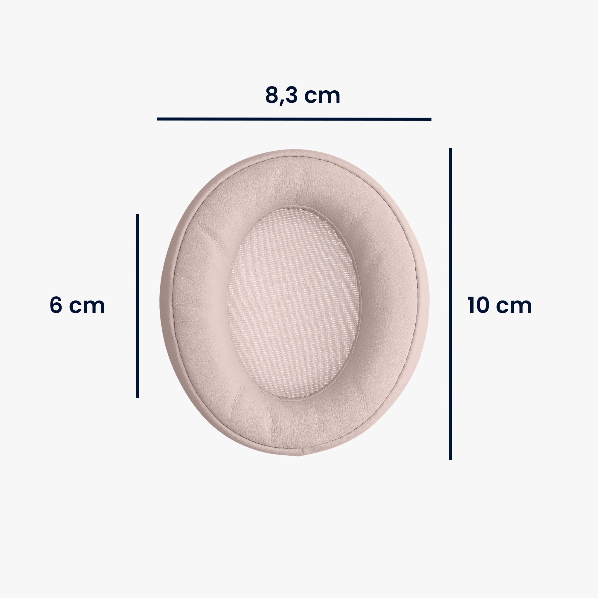 Náhradní náušníky kwmobile pro Anker Soundcore Life Q35 / Q30 Replacement Ear Pads, pudrově růž