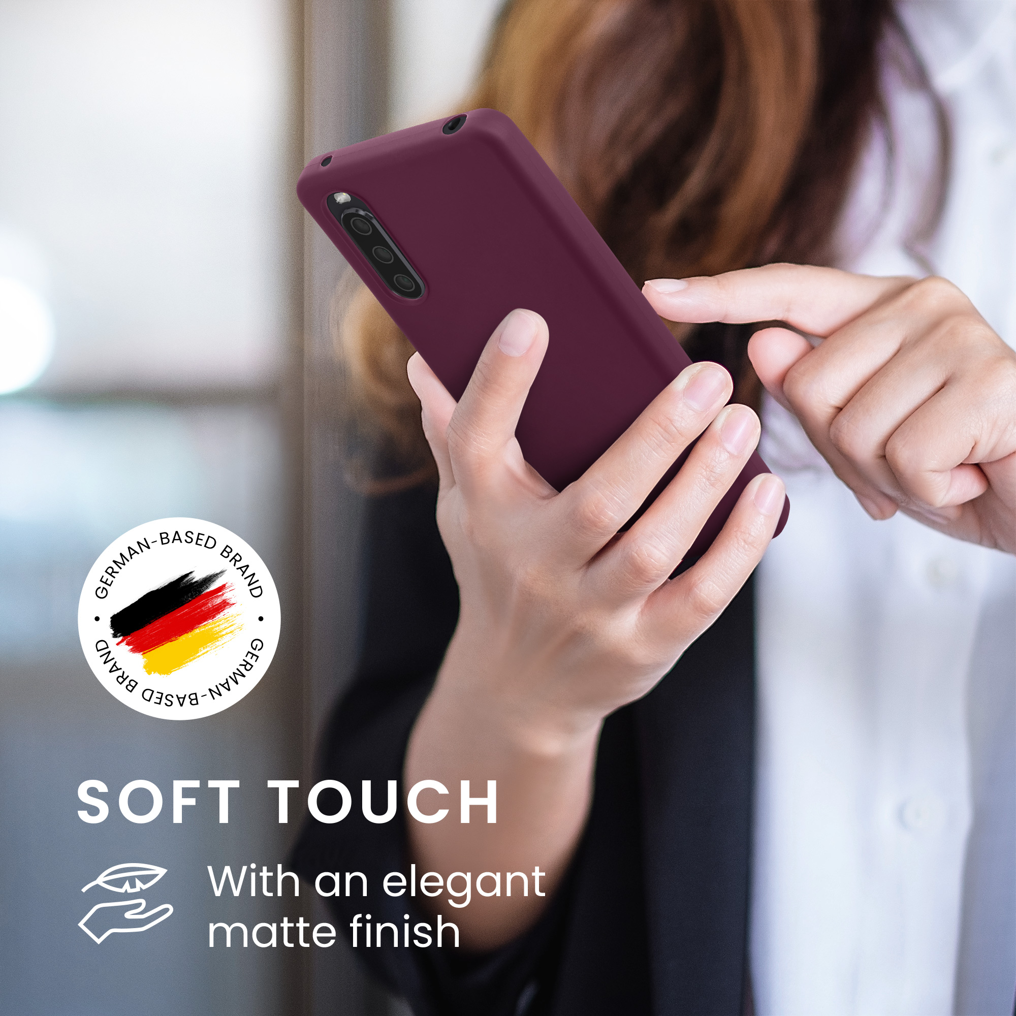 Kryt na mobil kwmobile - Sony Xperia 10 IV - vínově fialová