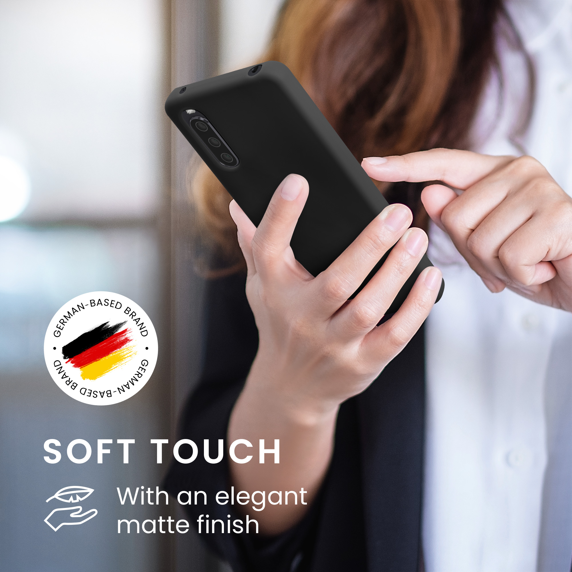 Kryt na mobil kwmobile - Sony Xperia 10 IV - černá matná