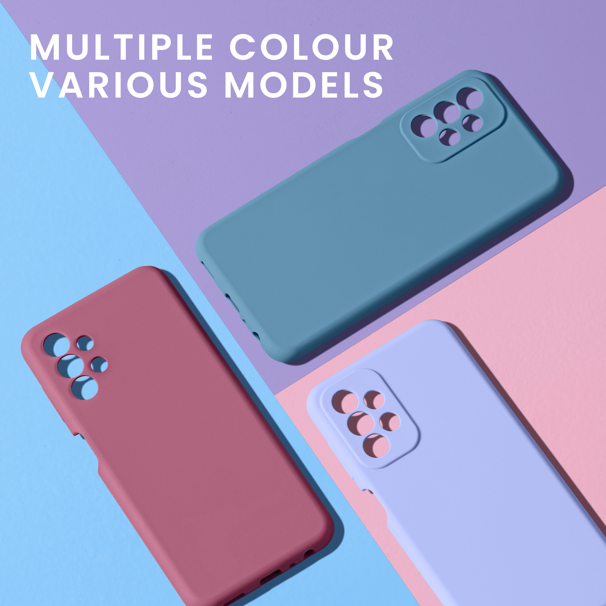 Kryt na mobil Samsung Galaxy A13 4G kwmobile slim matný TPU Matná bílá
