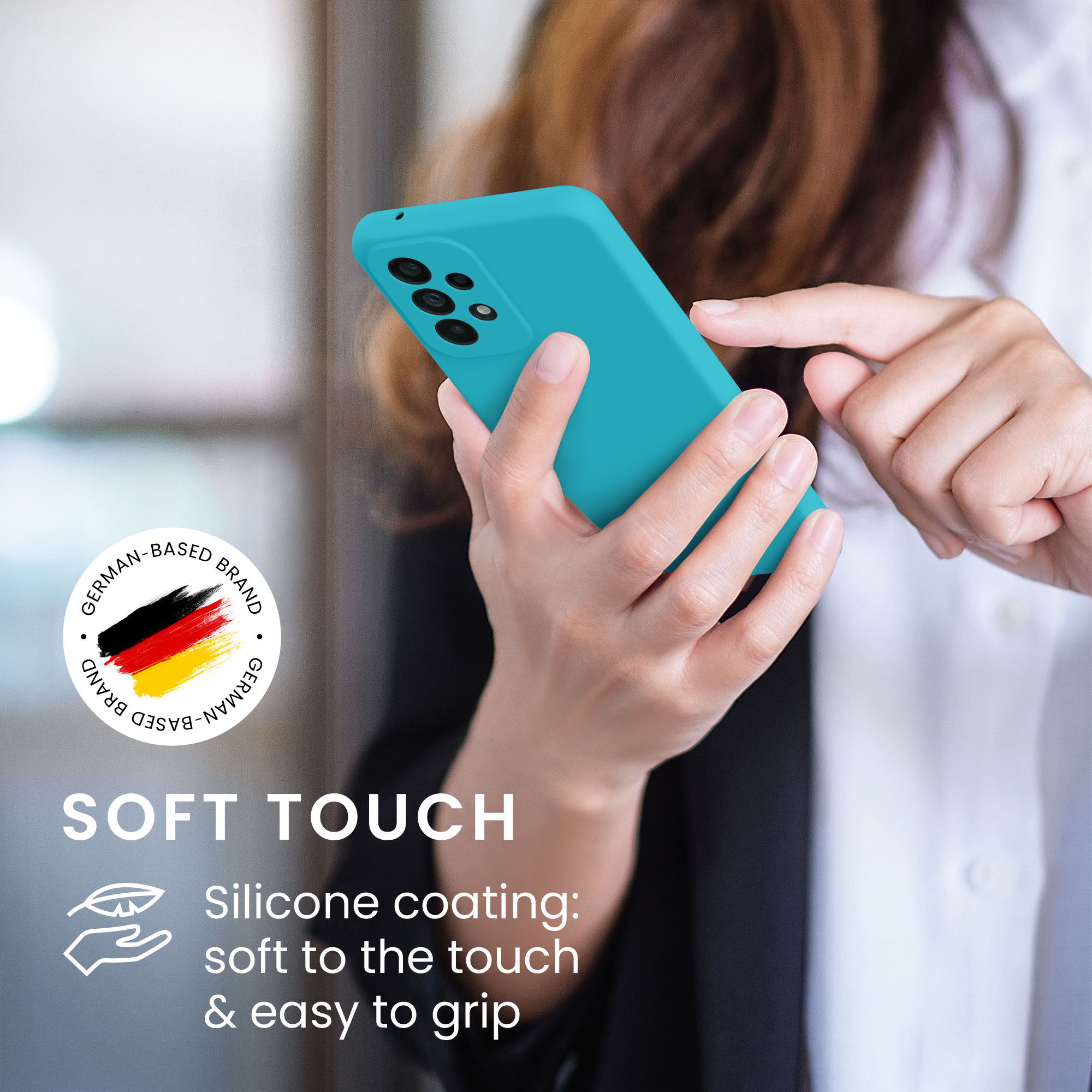 Kryt na mobil Samsung Galaxy A33 5G kwmobile TPU Chladný ledovec