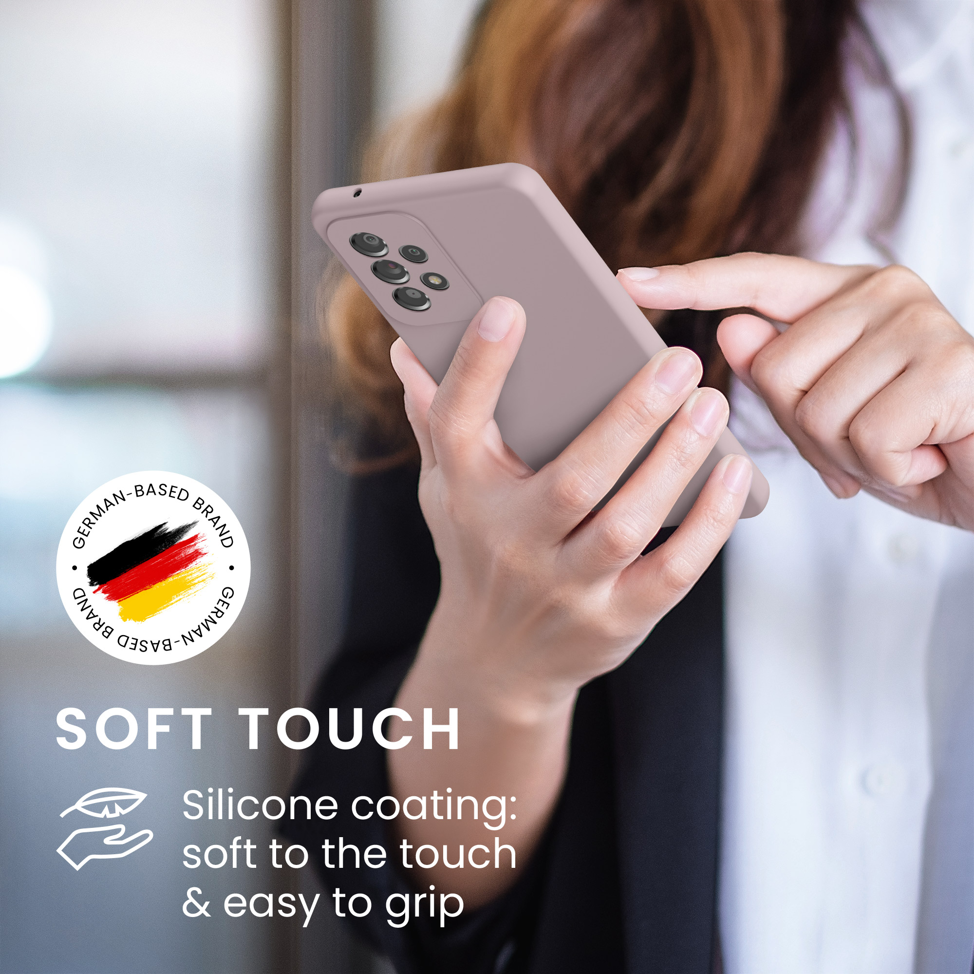 Kryt na mobil Samsung Galaxy A53 5G kwmobile TPU Fialový mrak