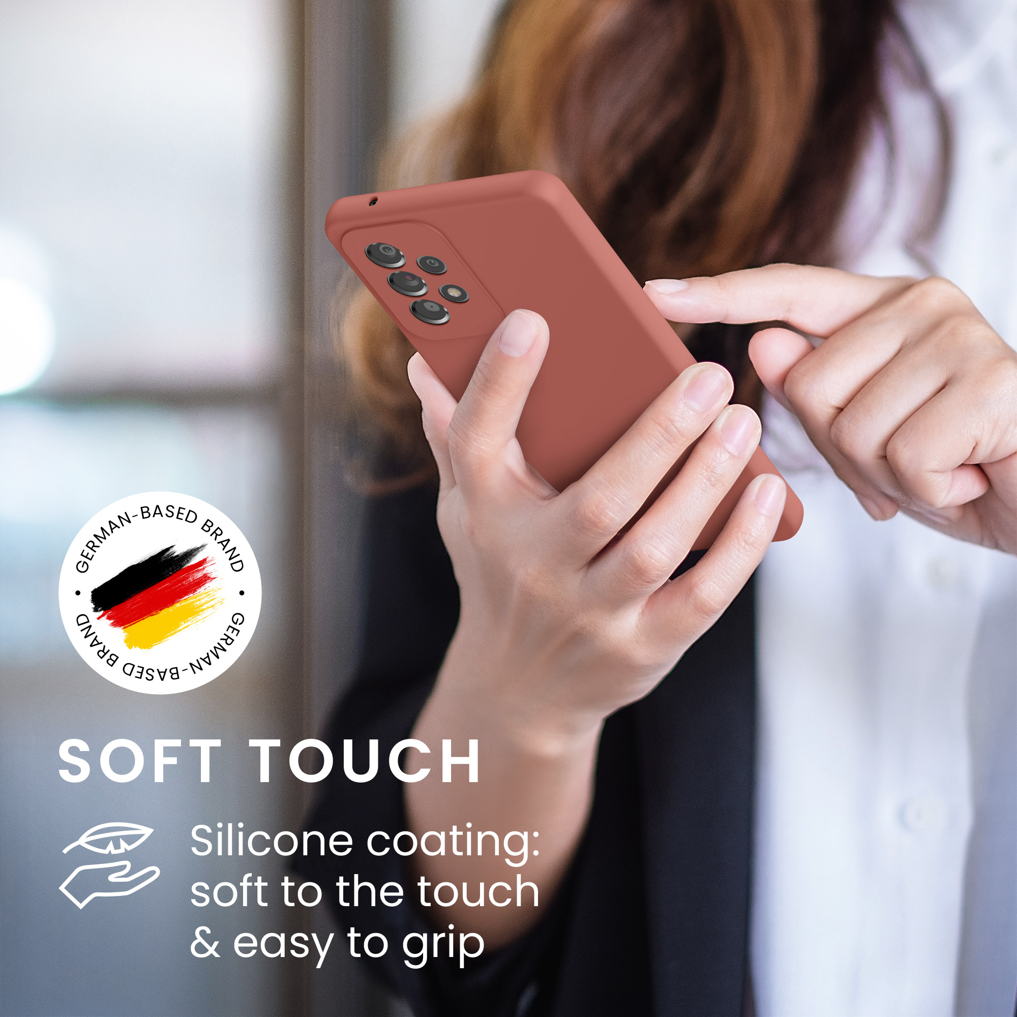 Kryt na mobil Samsung Galaxy A53 5G kwmobile TPU Winter Rose