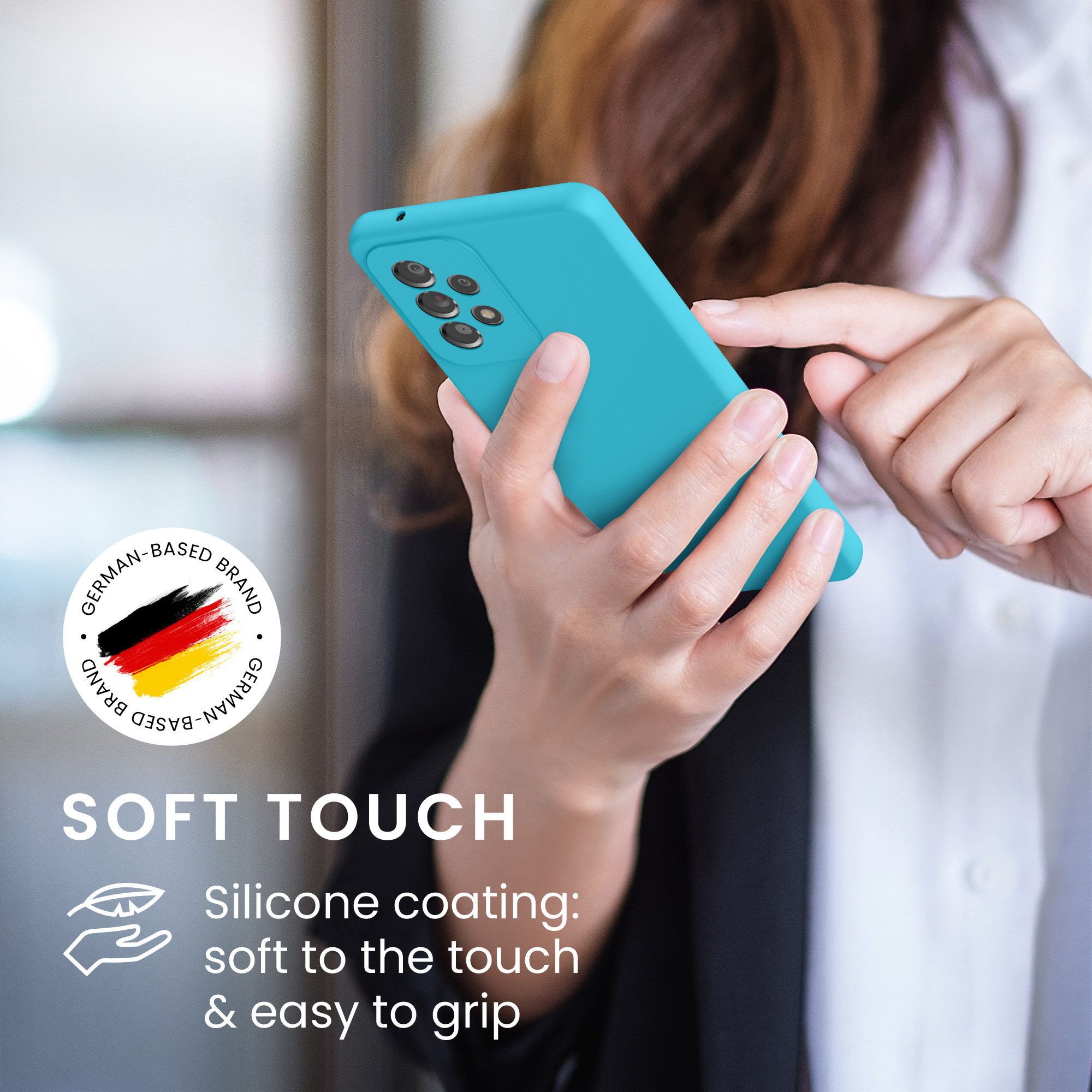 Kryt na mobil Samsung Galaxy A53 5G kwmobile TPU Chladný ledovec