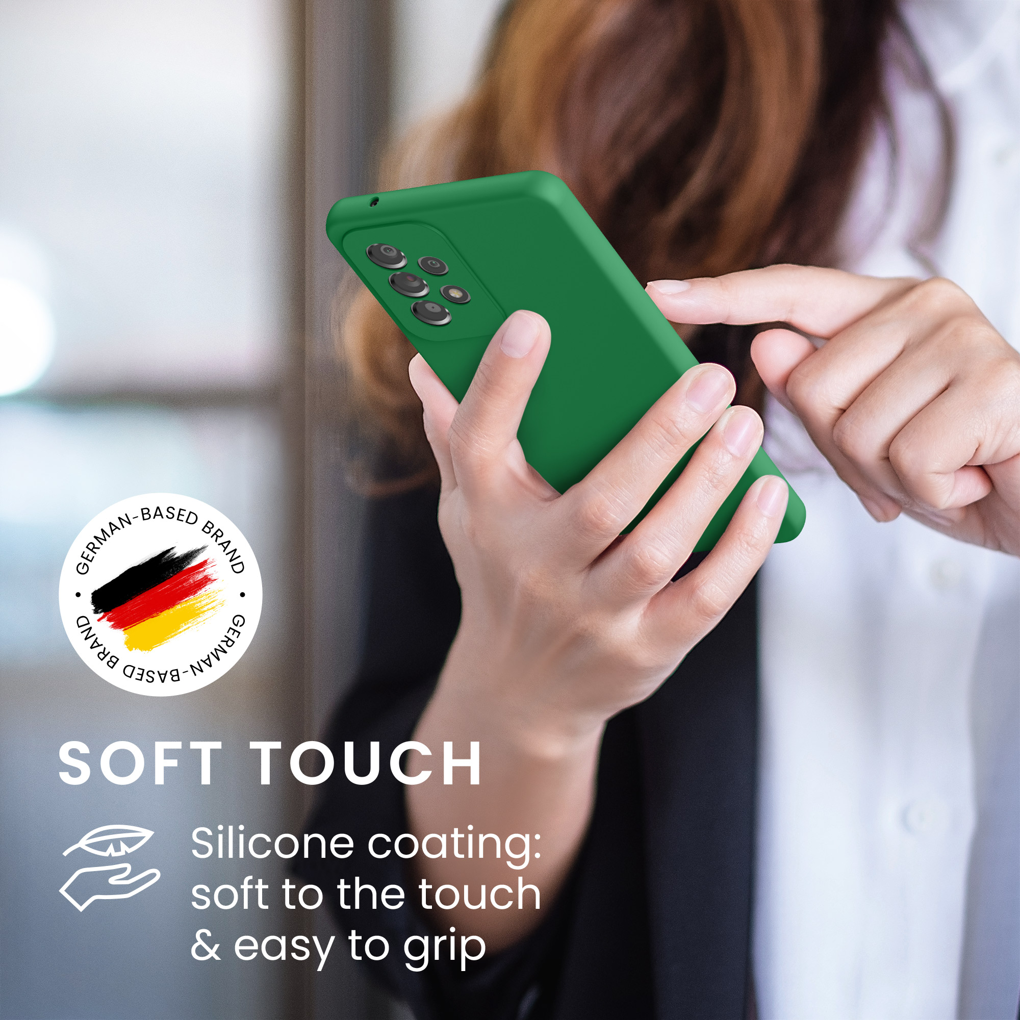 Kryt na mobil Samsung Galaxy A53 5G kwmobile TPU Pixie zelená