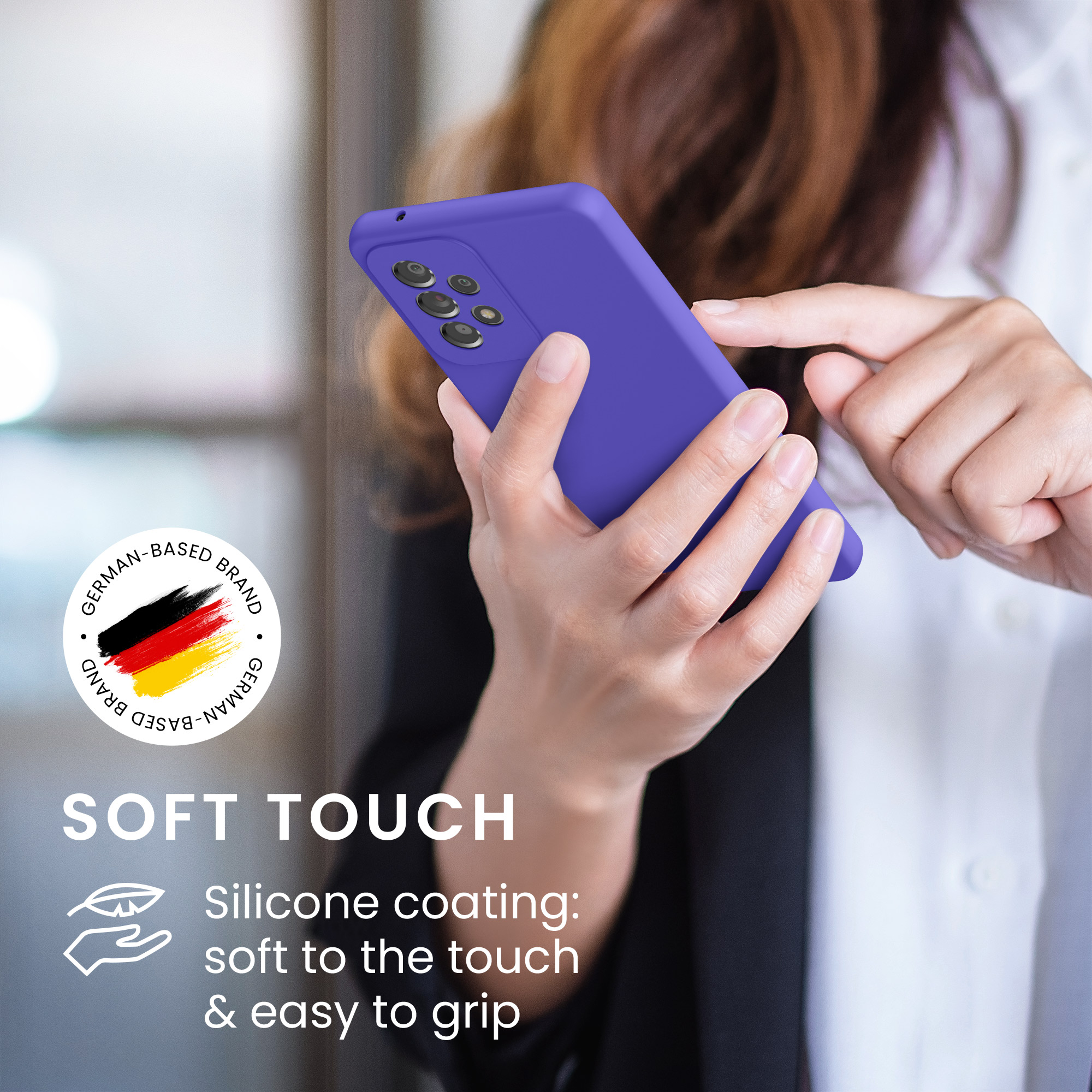 Kryt na mobil Samsung Galaxy A53 5G kwmobile TPU Modrá fialová