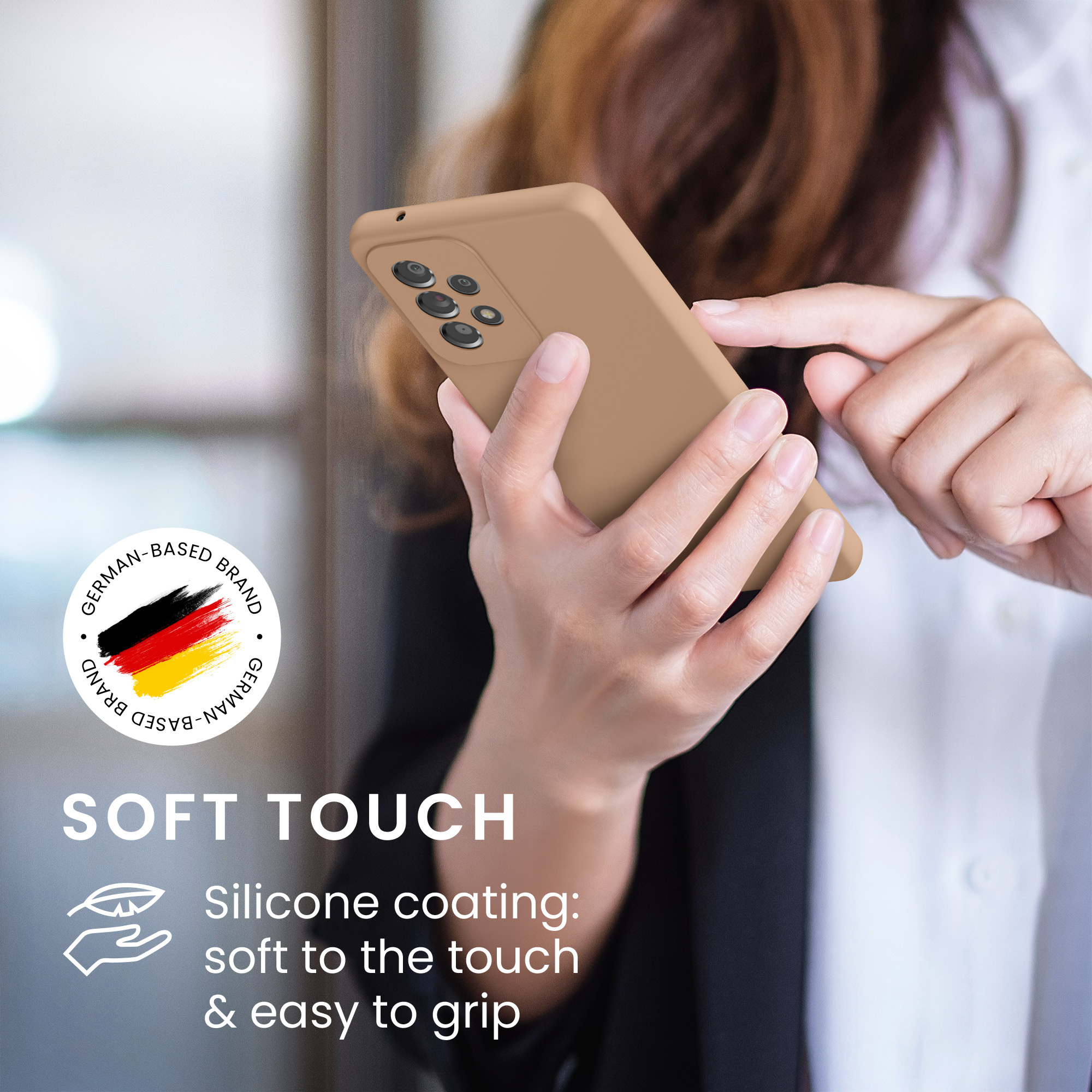 Kryt na mobil Samsung Galaxy A53 5G kwmobile TPU Cappuccino