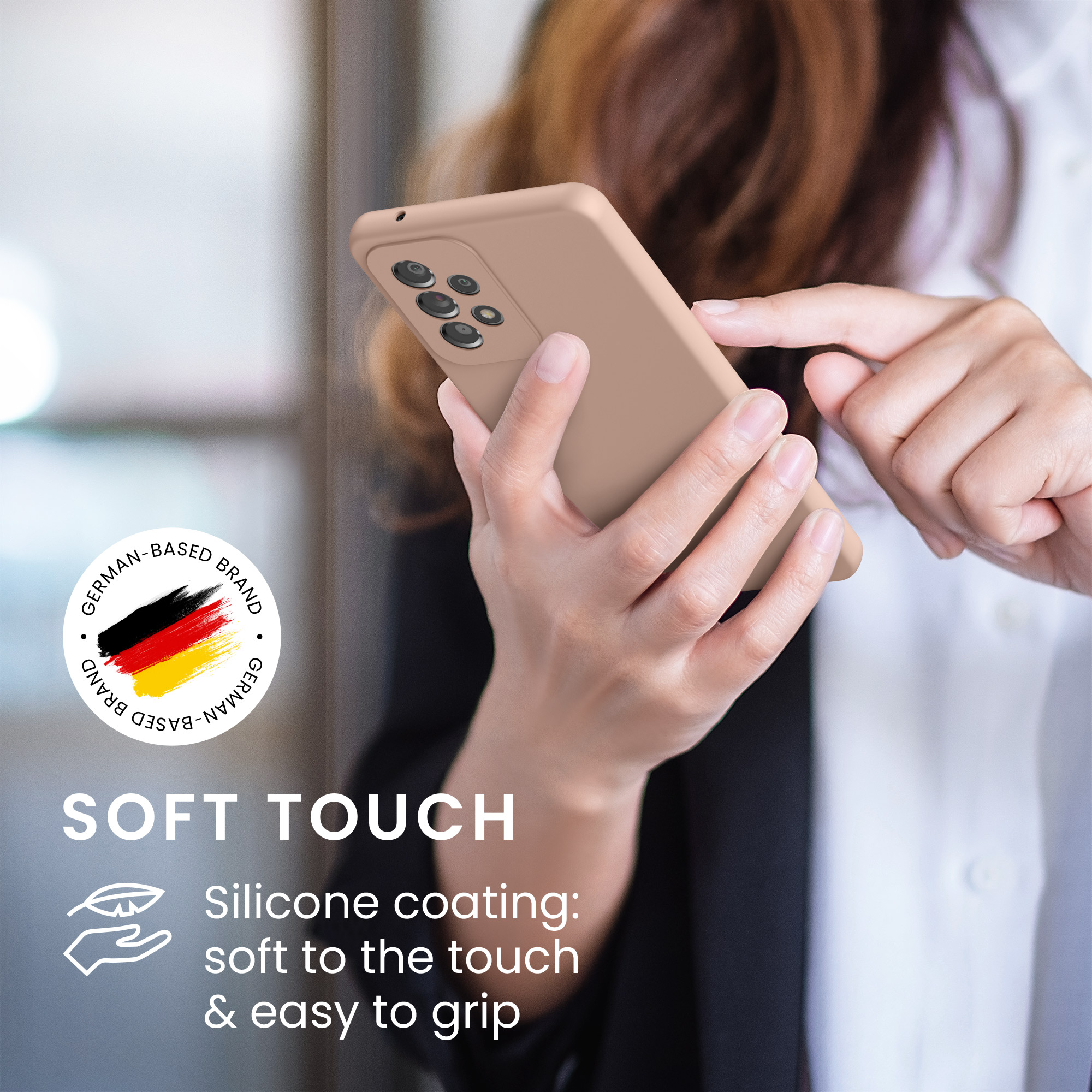 Kryt na mobil Samsung Galaxy A53 5G kwmobile TPU Starorůžová