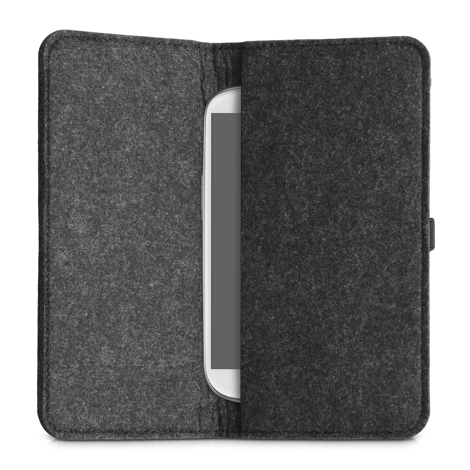 Univerzální pouzdro kwmobile na mobil XL 6,7/6,8" (17,2 x 8 cm) - tmavě šedá / černá