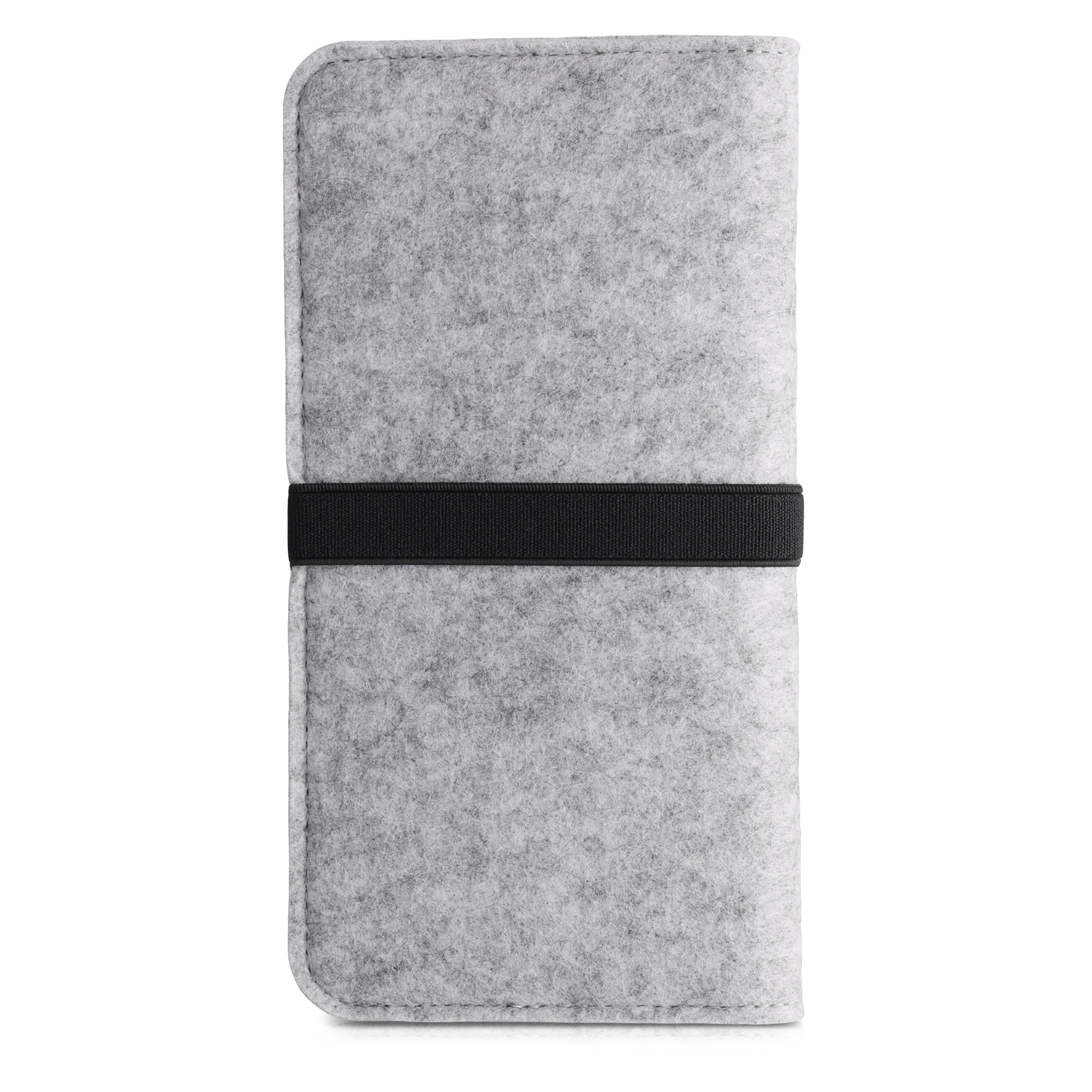 Univerzální pouzdro kwmobile na mobil XL 6,7/6,8" (17,2 x 8 cm) - motiv pampelišková láska, černá / světle šedá