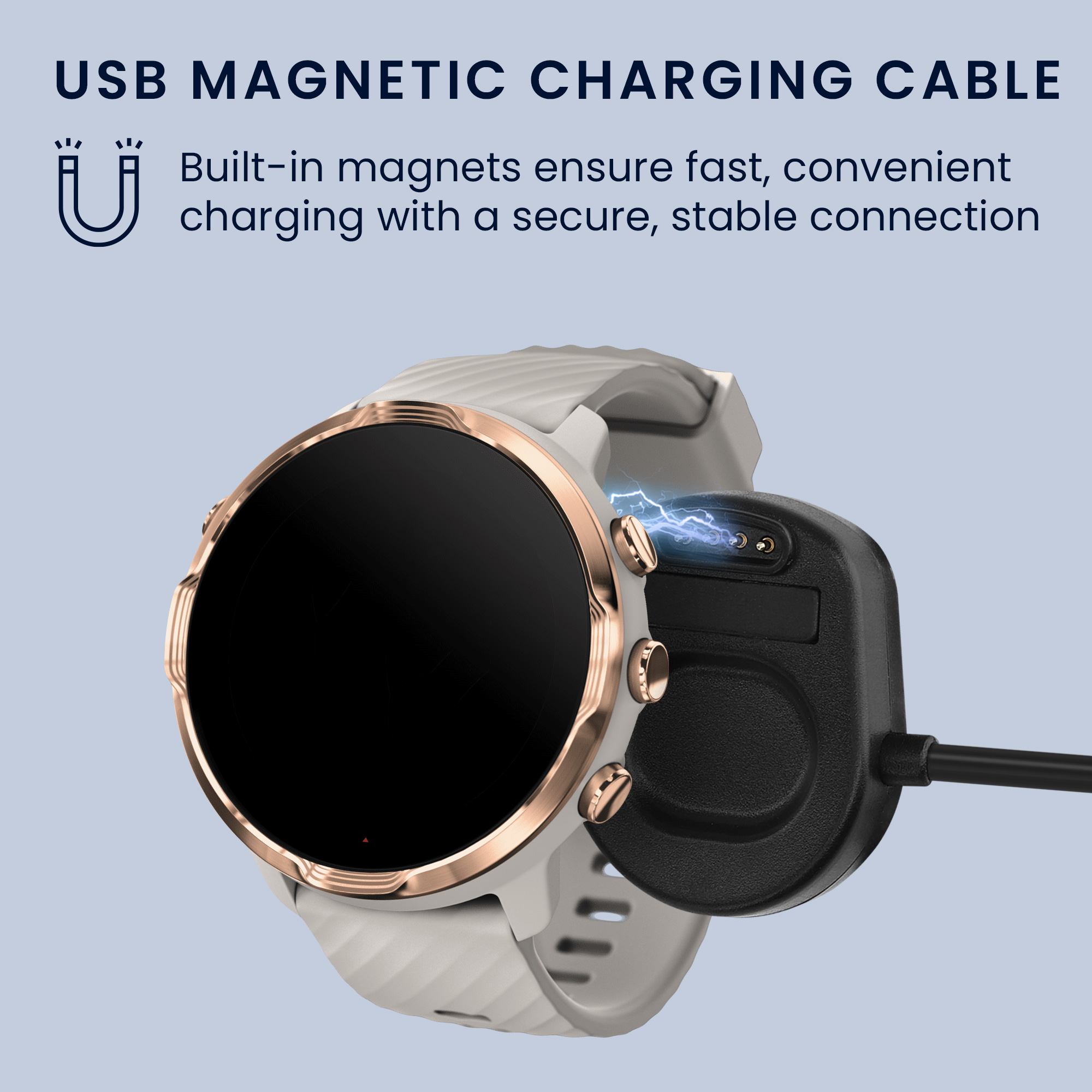 Nabíjecí kabel Suunto 7 kwmobile USB-A černý
