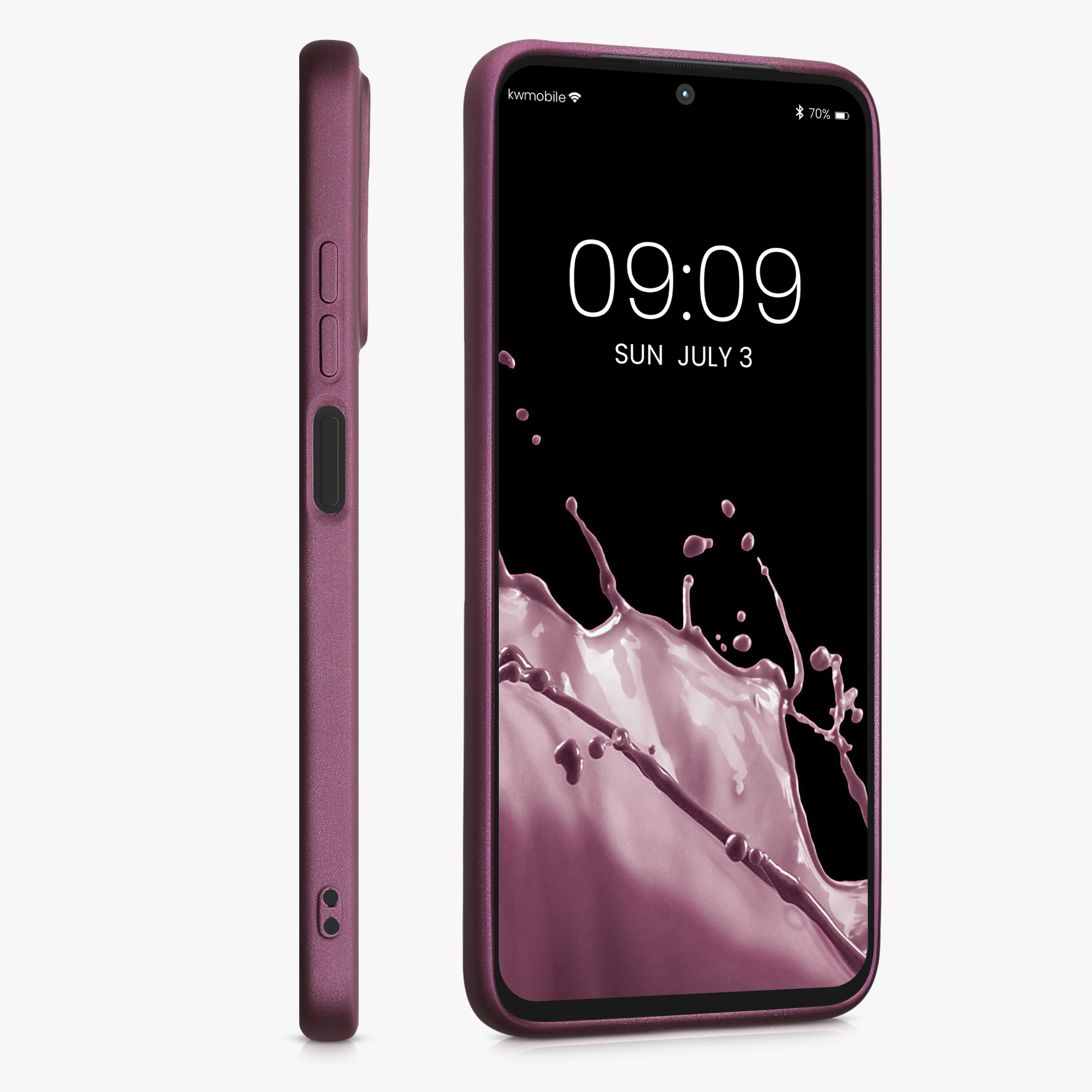 Kryt Xiaomi Redmi Note 11 metalický TPU levandulová kwmobile