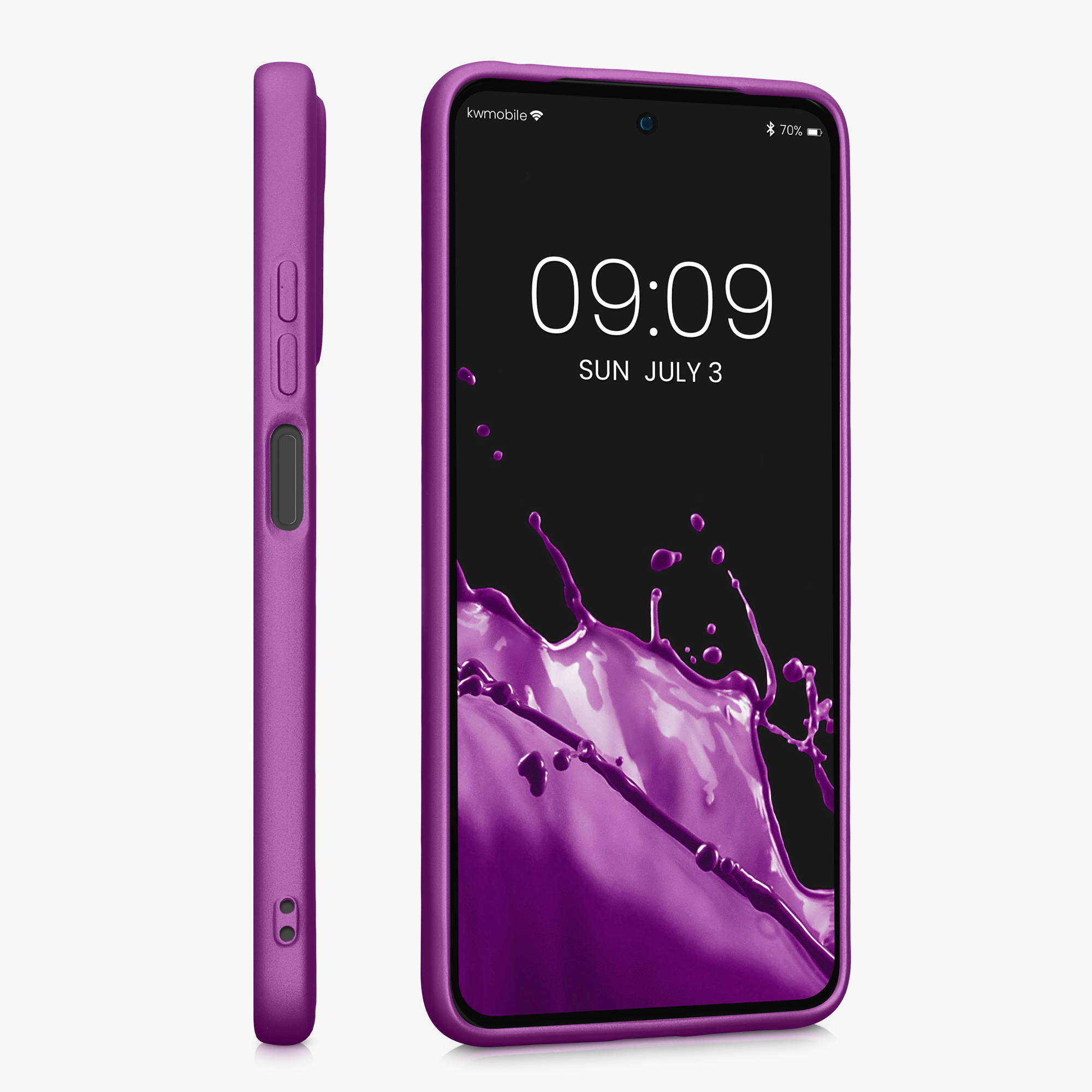 Kryt Xiaomi Redmi Note 11 metalický TPU červená kwmobile