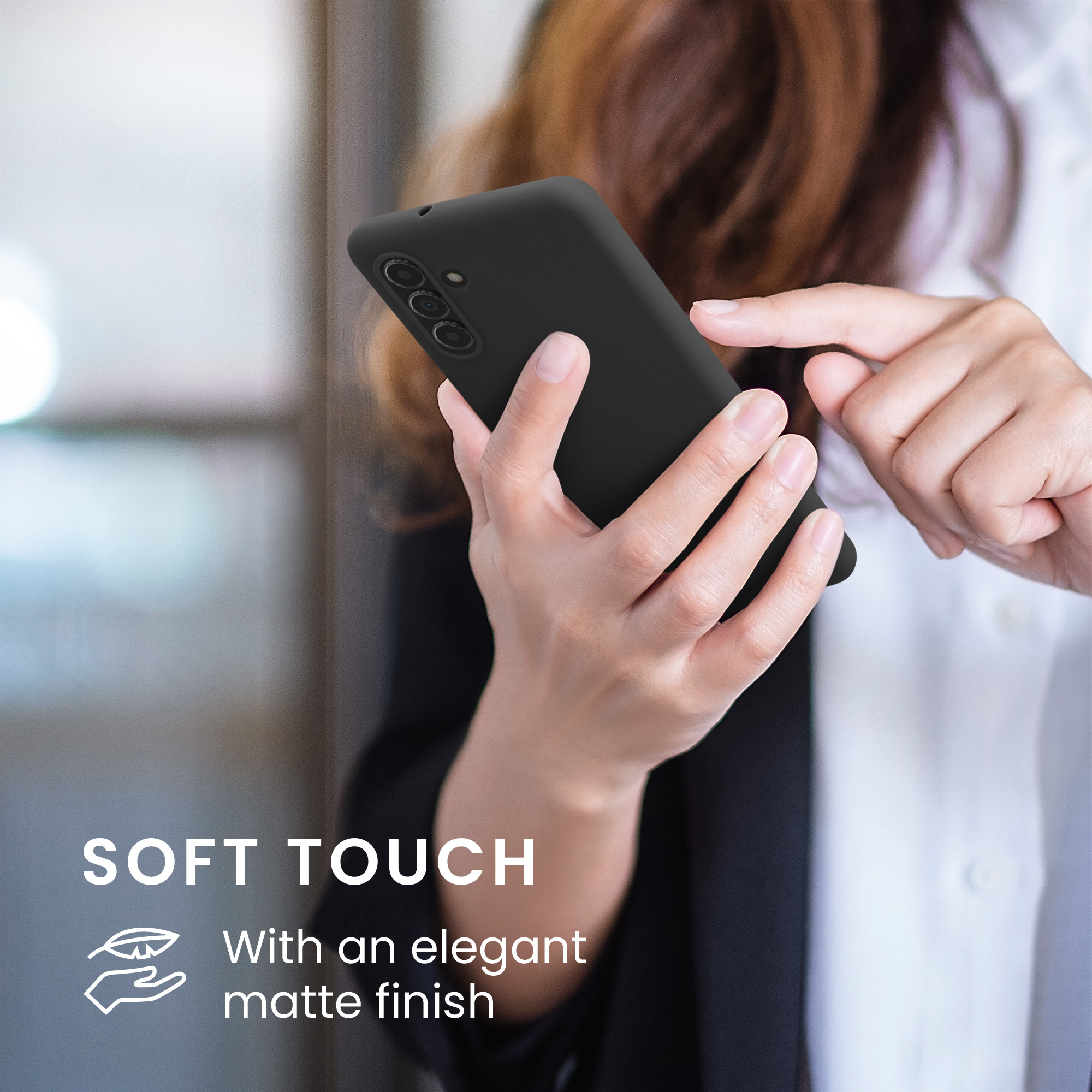 Kryt na mobil Samsung Galaxy A04s kwmobile TPU černý
