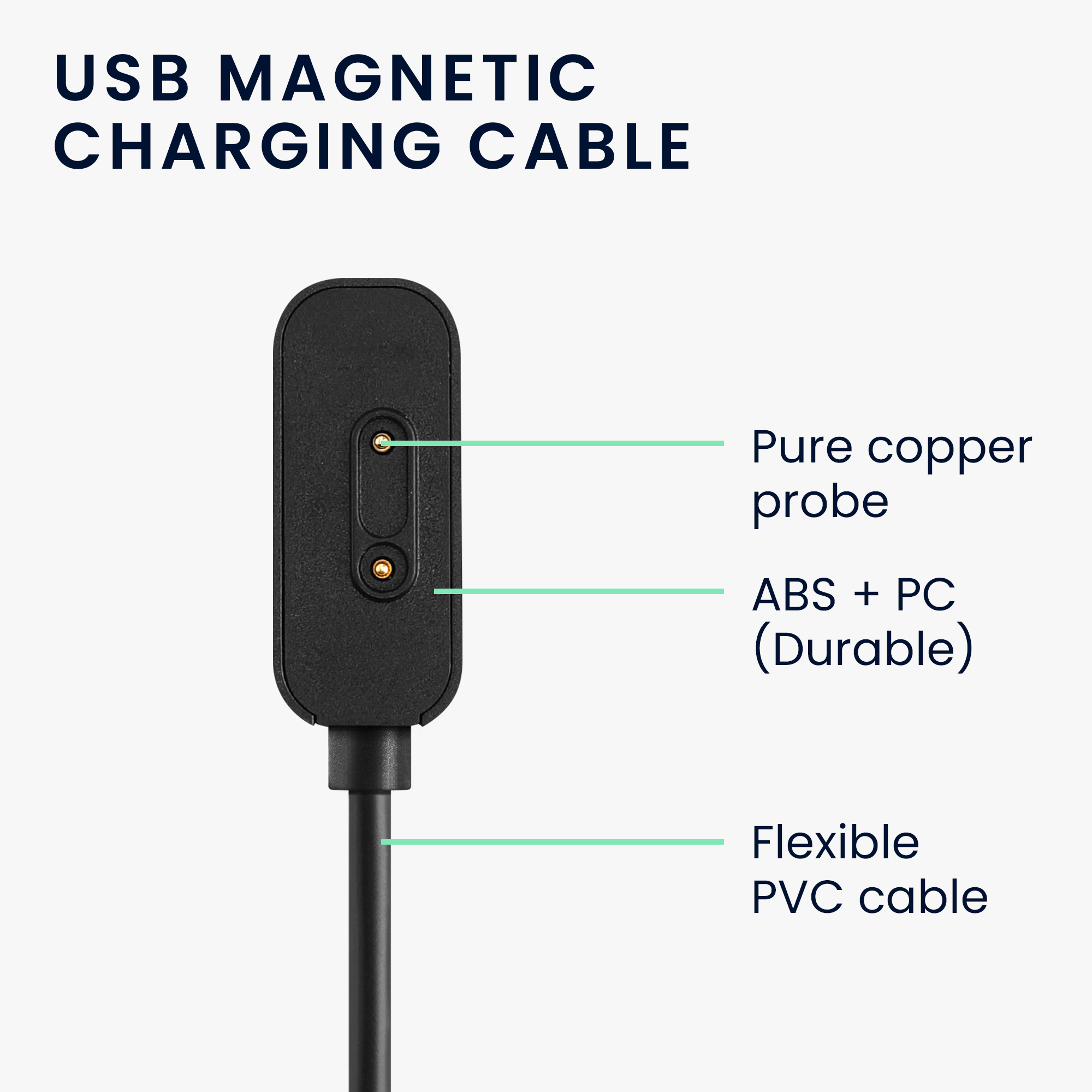Nabíjecí kabel kwmobile pro Xplora X5 / X5 Play / X4 - černá