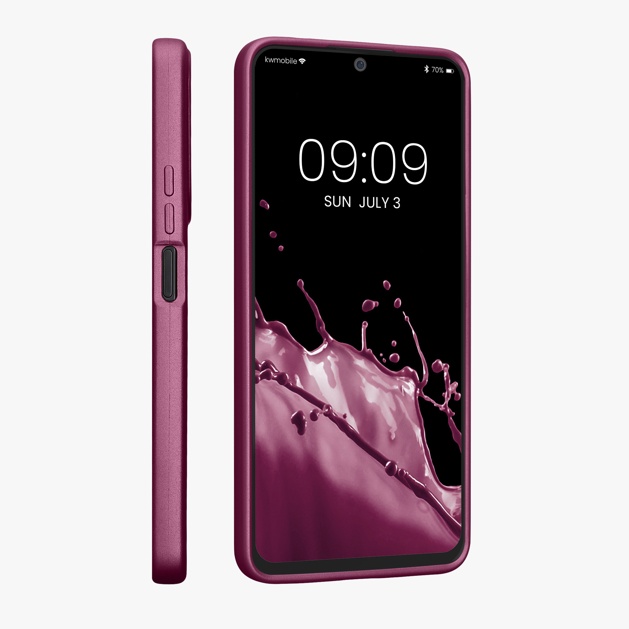 Kryt Xiaomi Redmi Note 11 Pro+ 5G metalický TPU levandulová kwmobile