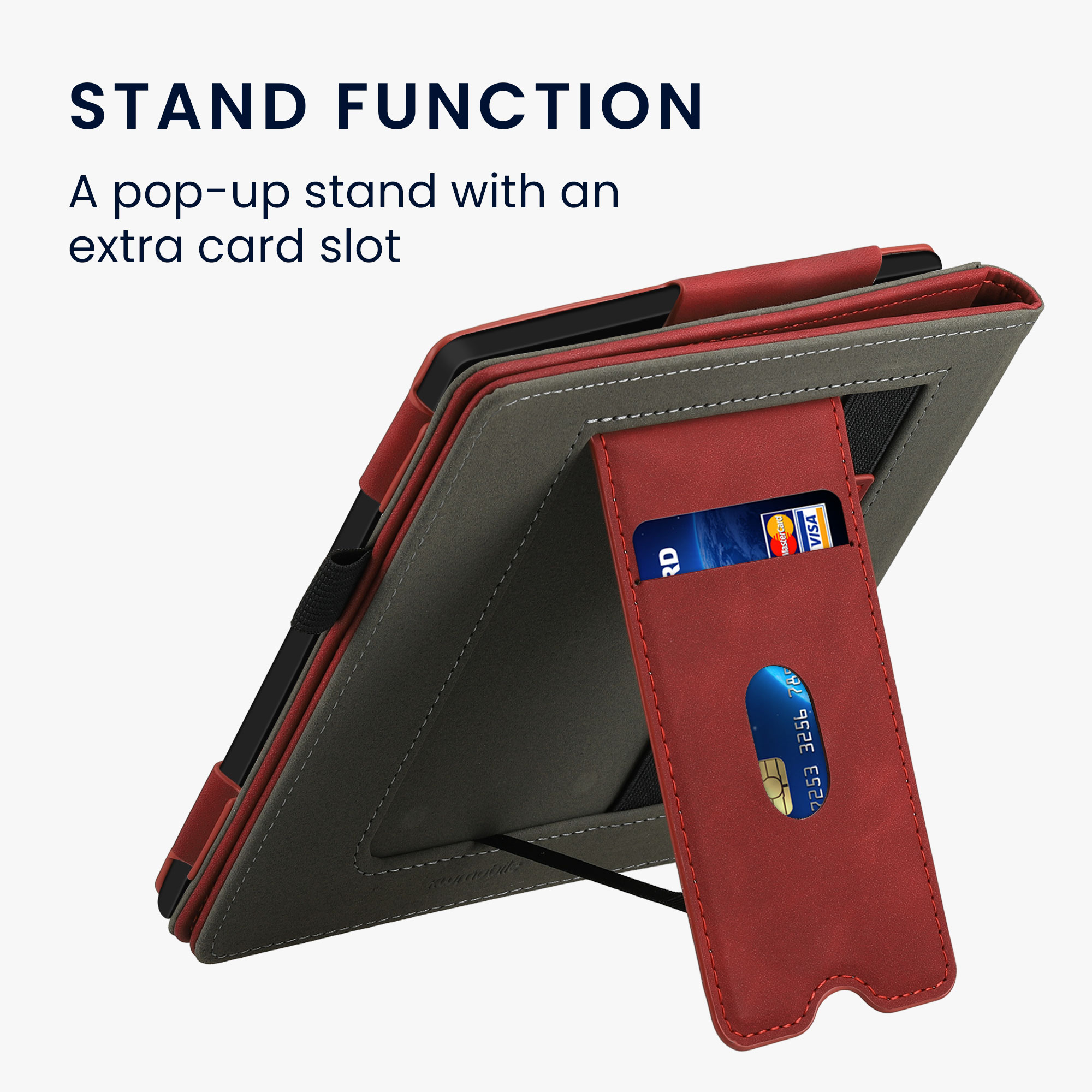 Pouzdro na čtečku kwmobile pro Amazon Kindle Oasis 10. Generation - tmavě červená