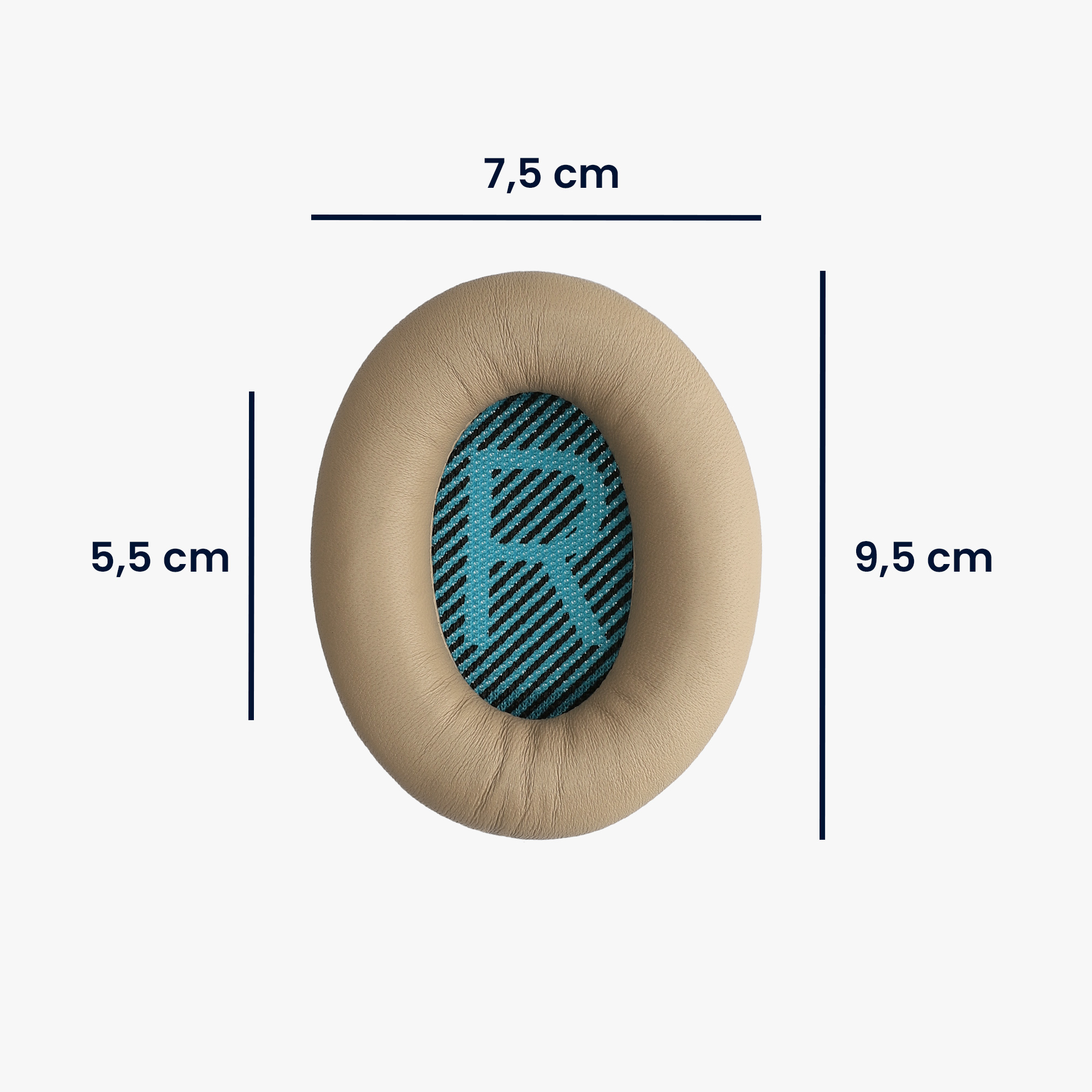 Náušníky na sluchátka 2 ks Bose Soundlink Around kwmobile - béžová